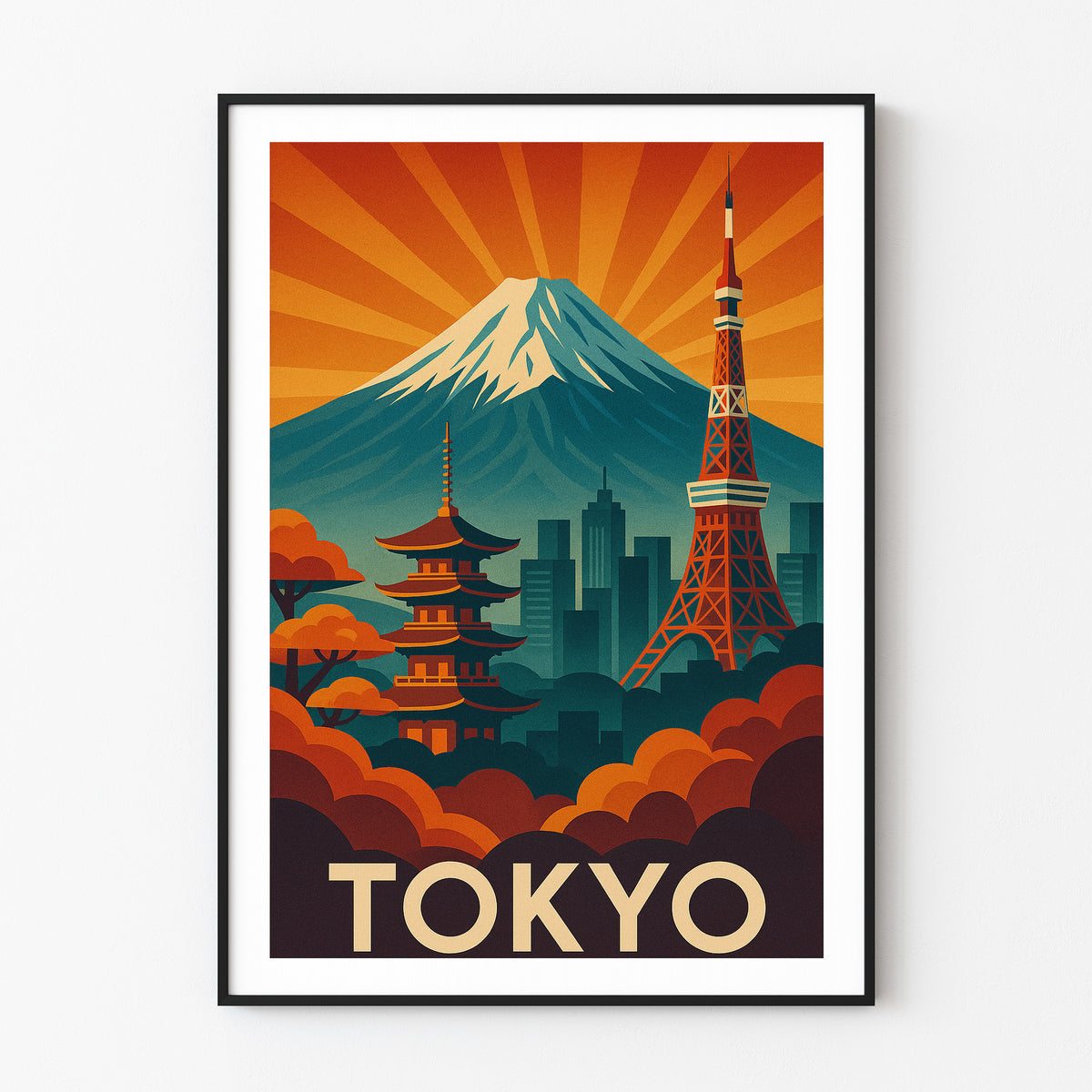 Tokyo graphic print