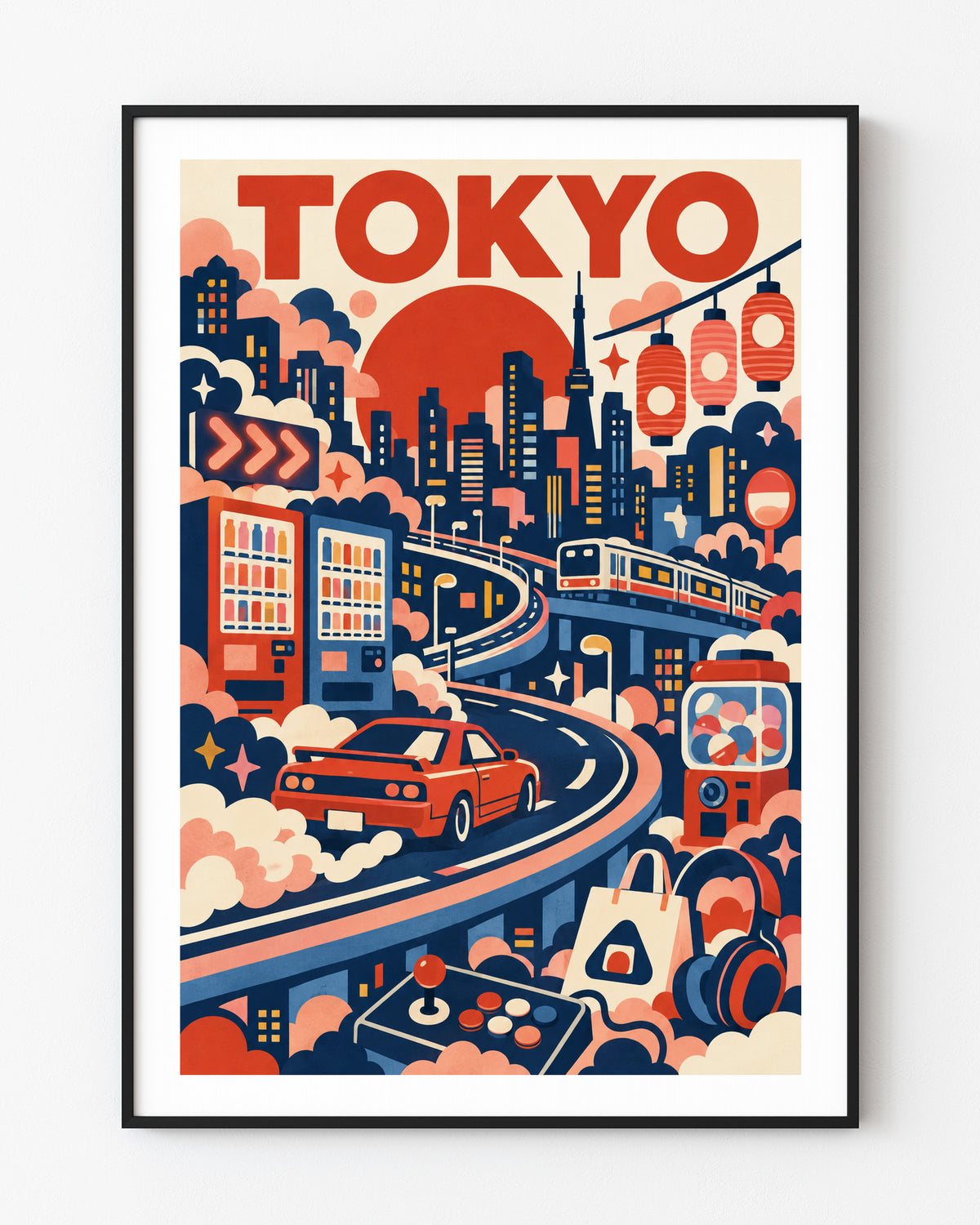 Tokyo graphic print