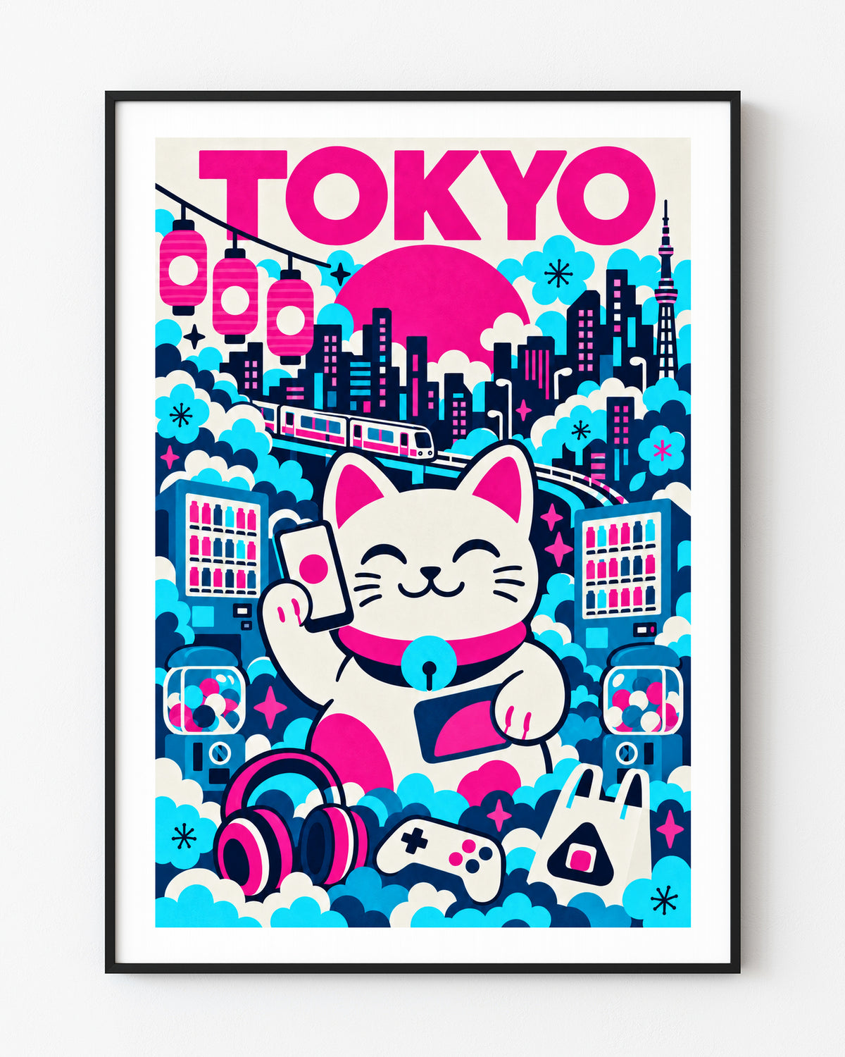 Tokyo graphic print