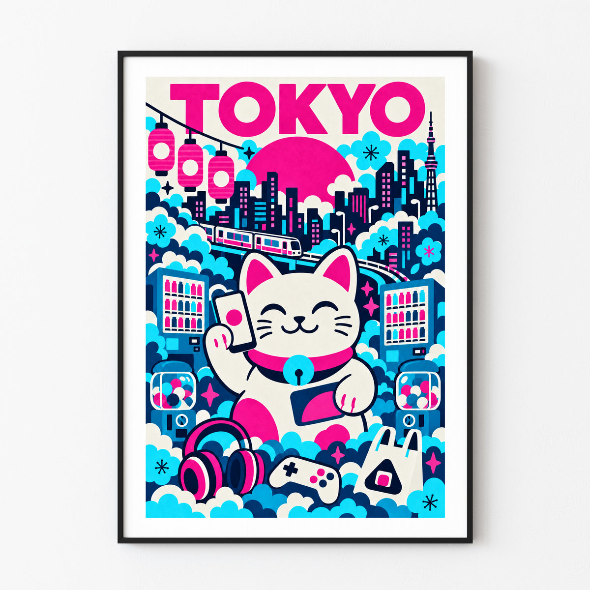 Tokyo graphic print