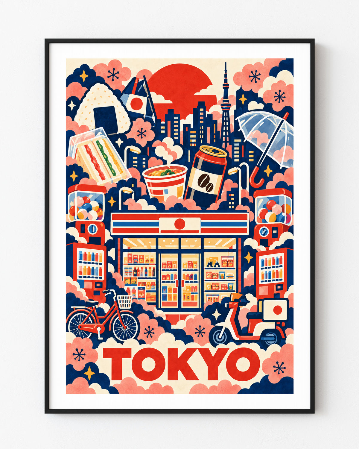 Tokyo graphic print