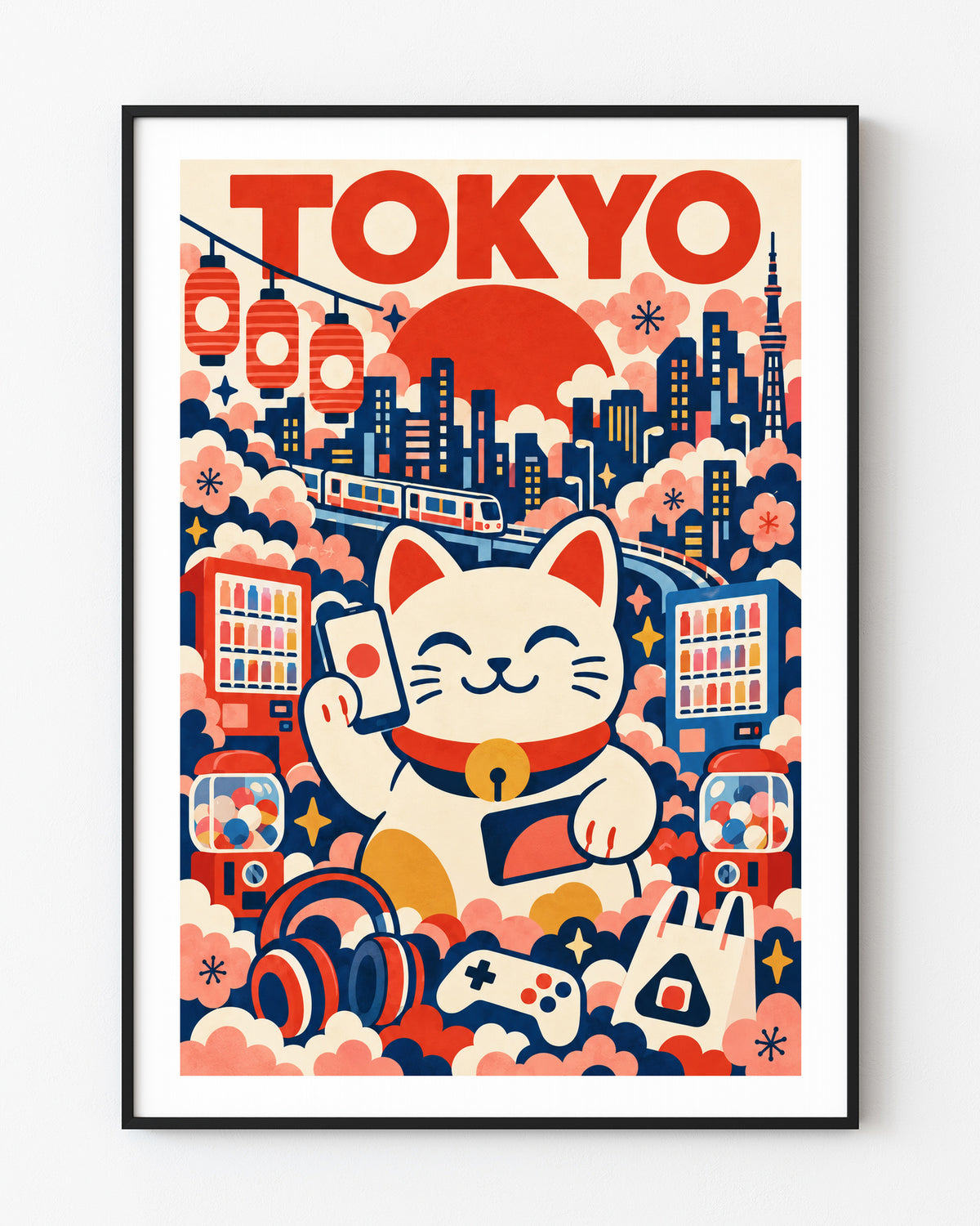 Tokyo graphic print