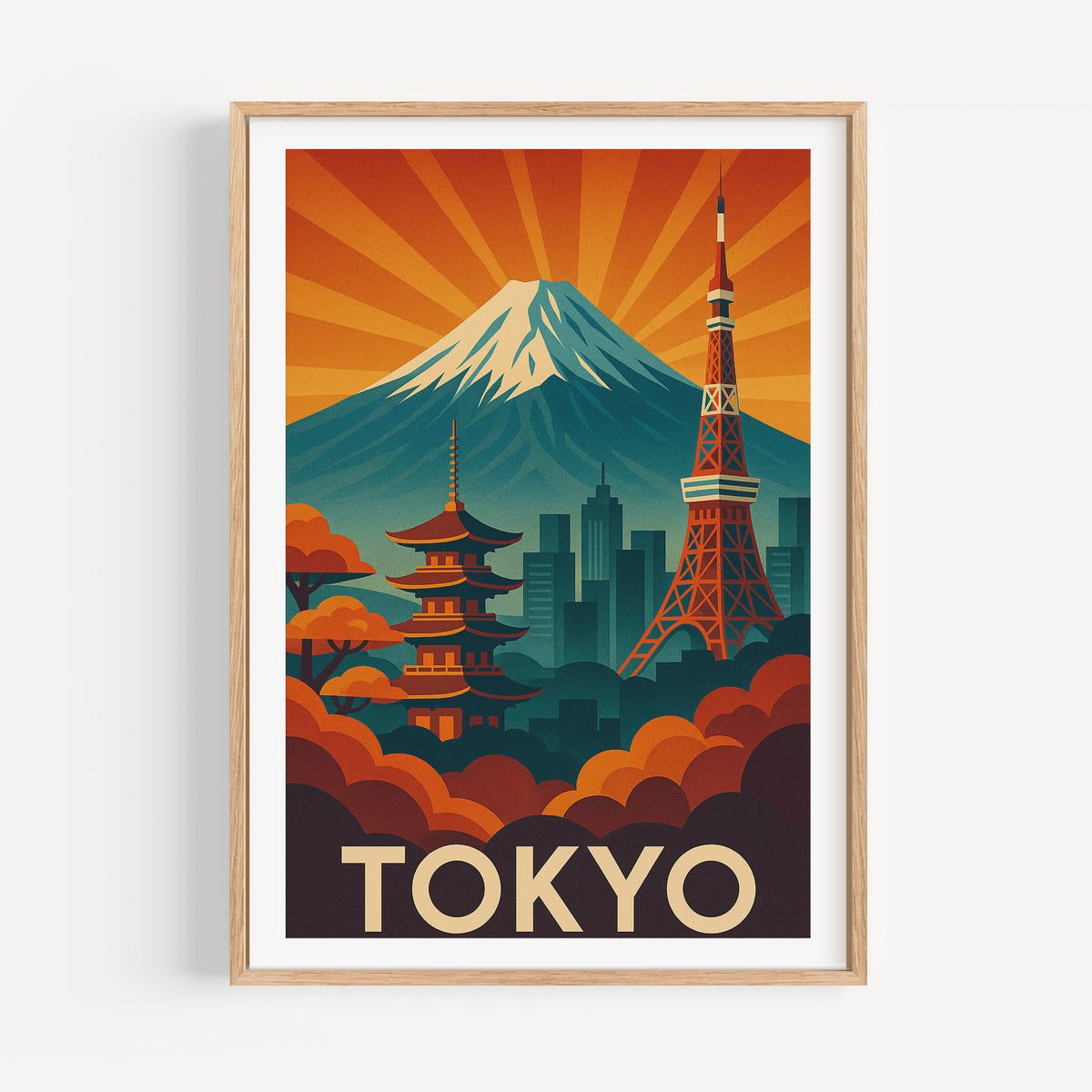 Tokyo graphic print
