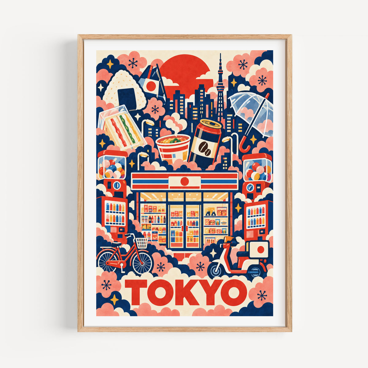 Tokyo graphic print