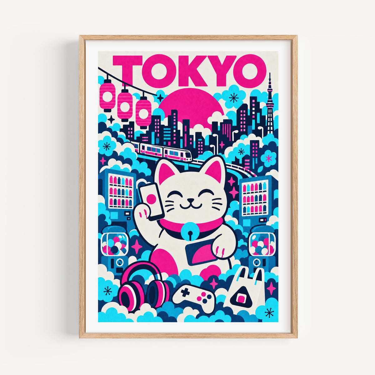 Tokyo graphic print