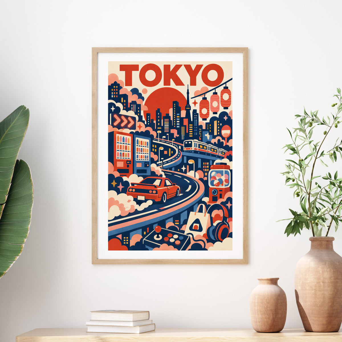 Tokyo graphic print