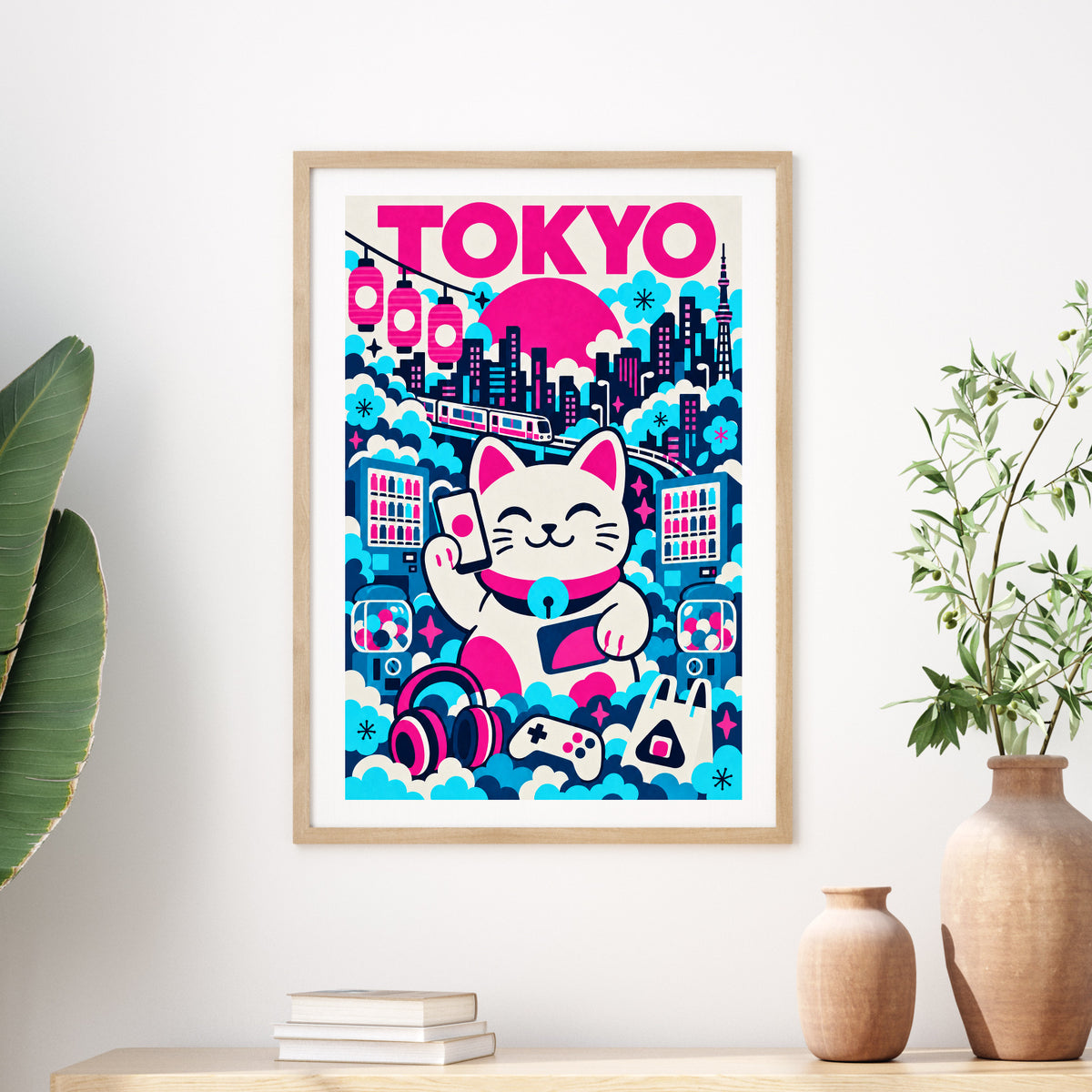 Tokyo graphic print