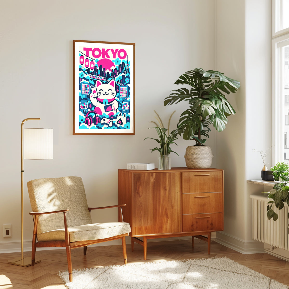 Tokyo graphic print