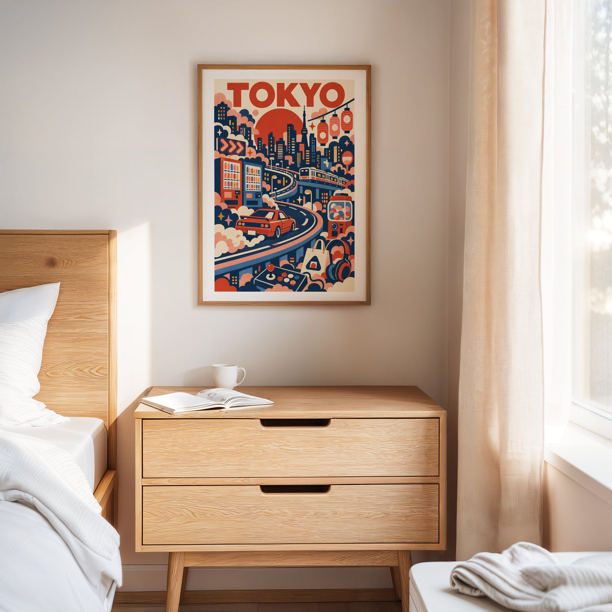 Tokyo graphic print