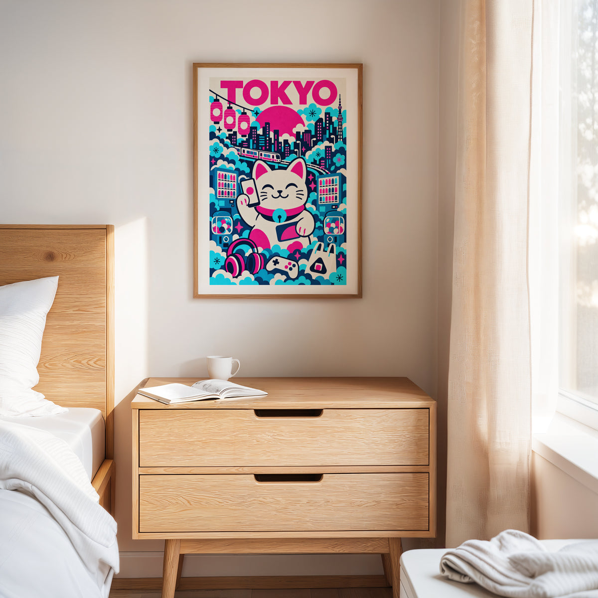 Tokyo graphic print