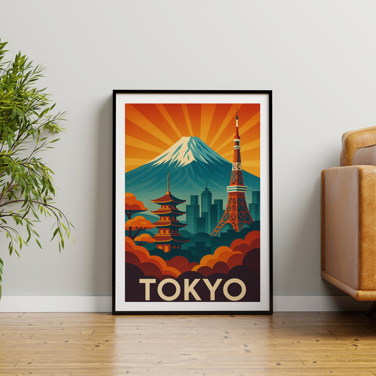 Tokyo graphic print