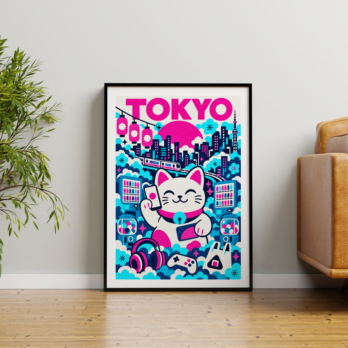 Tokyo graphic print