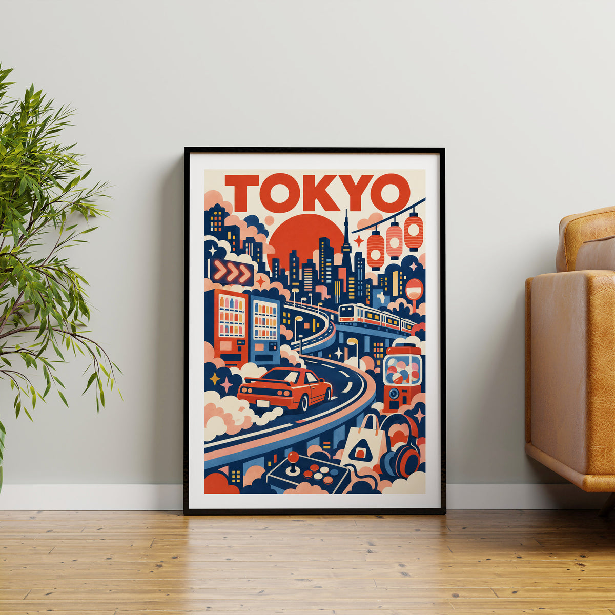 Tokyo graphic print