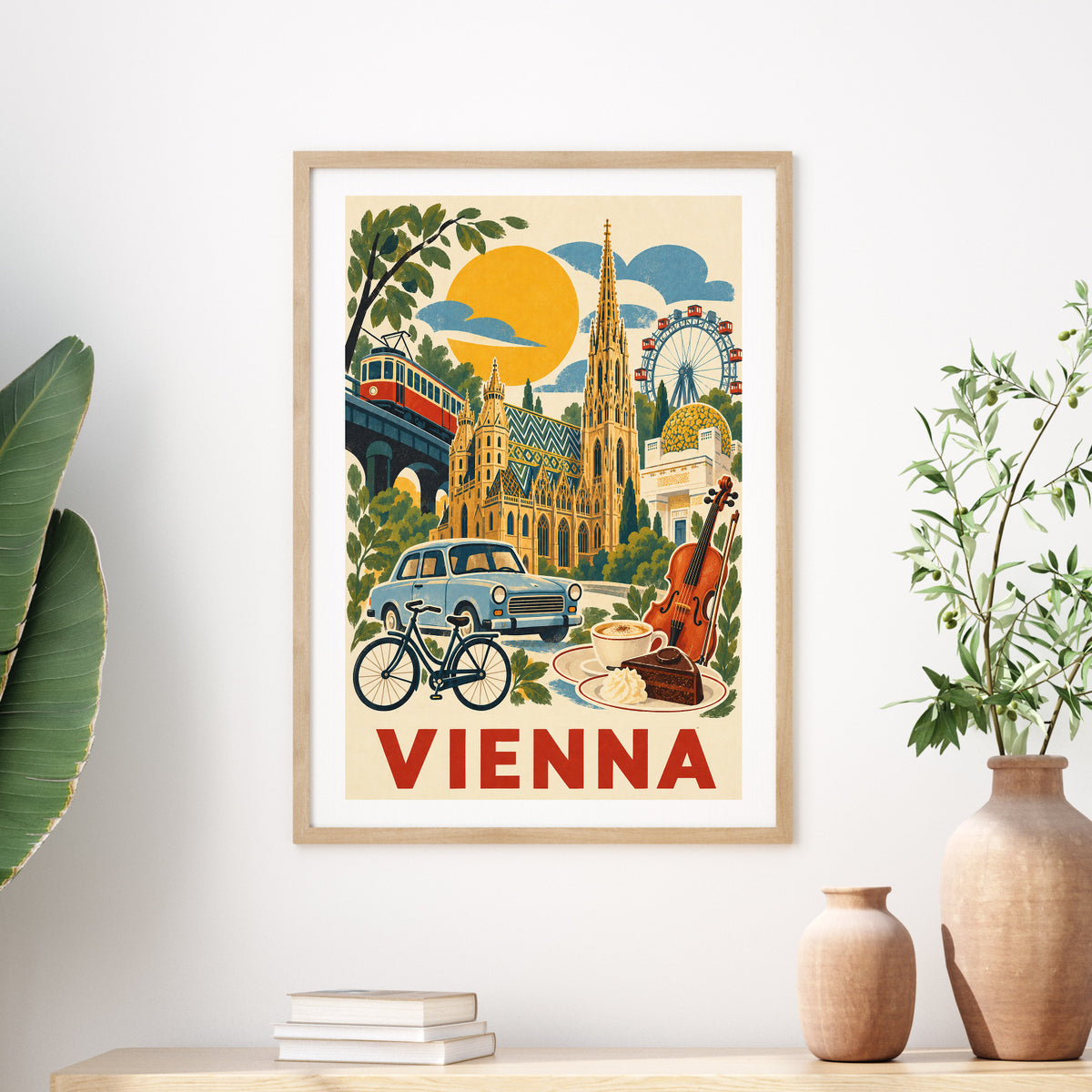 Vienna graphic print