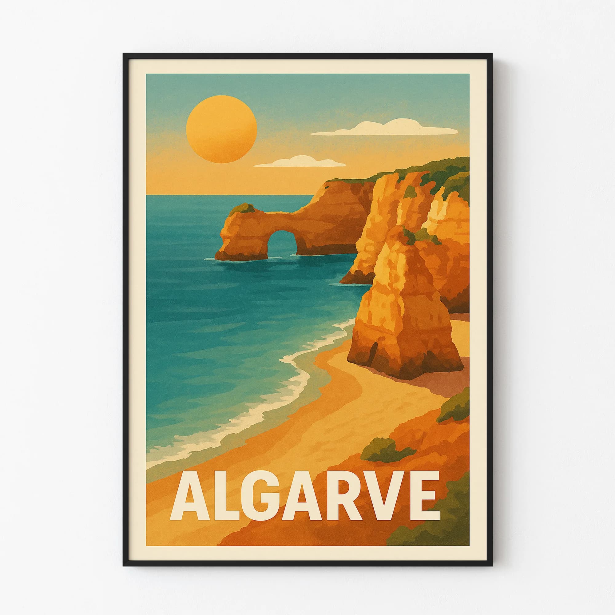 Algarve graphic print