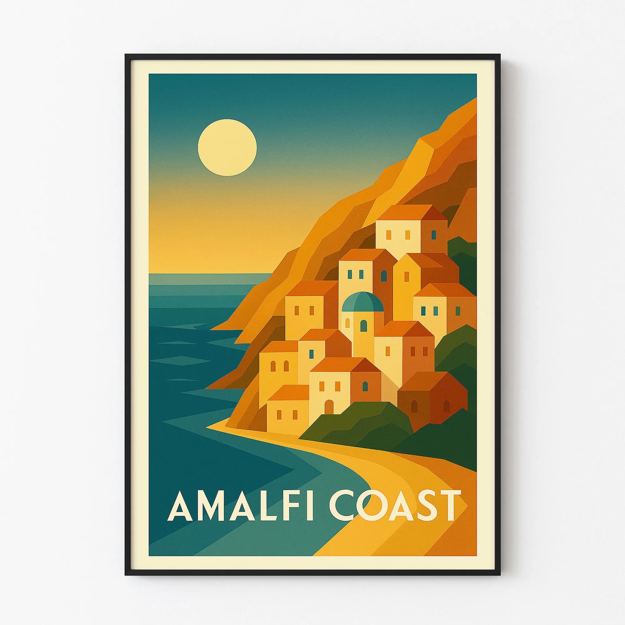Amalfi graphic print