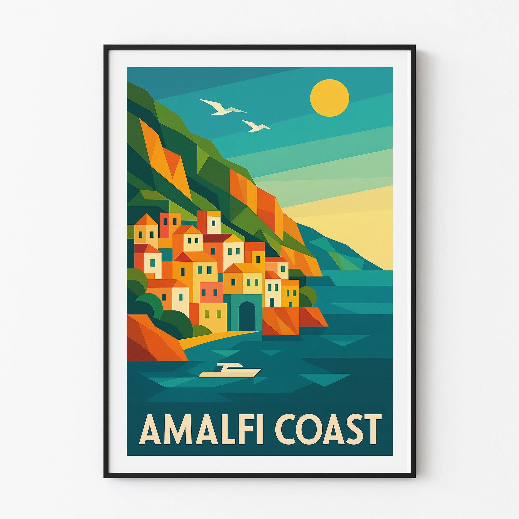 Amalfi graphic print