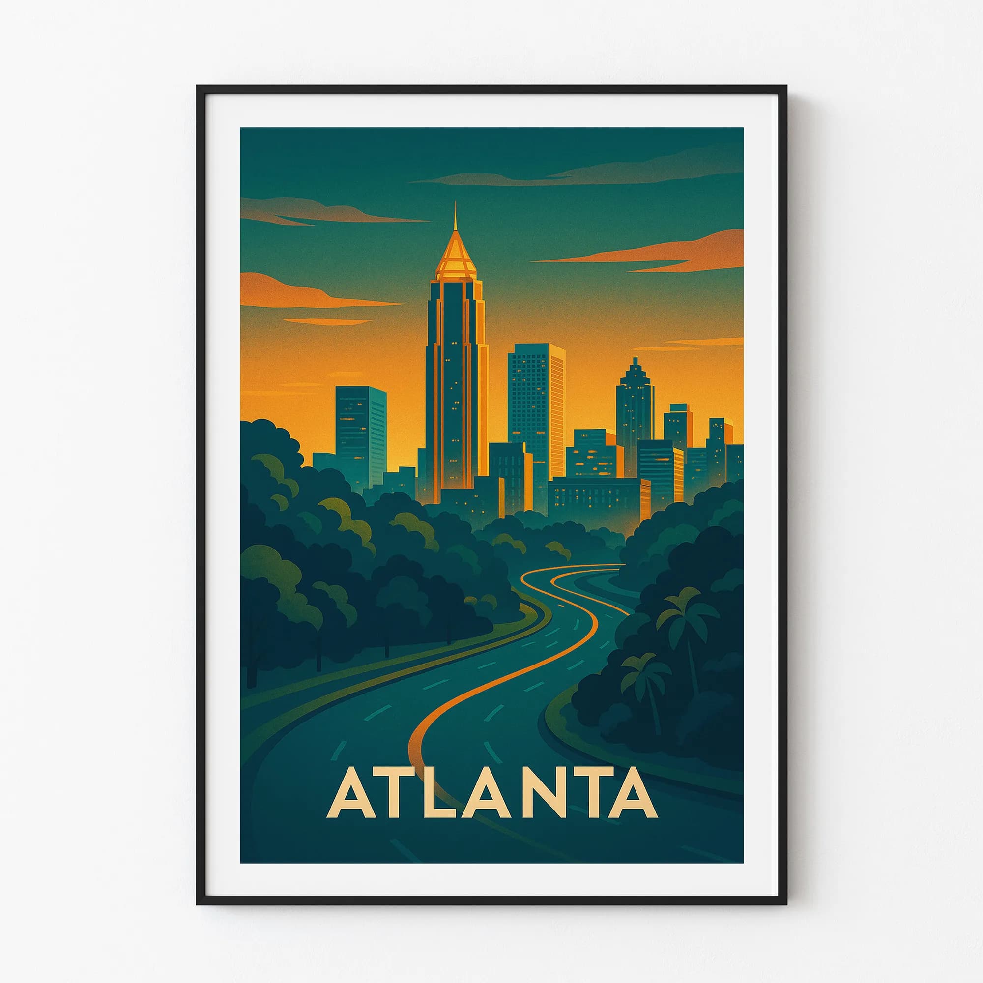 Atlanta graphic print
