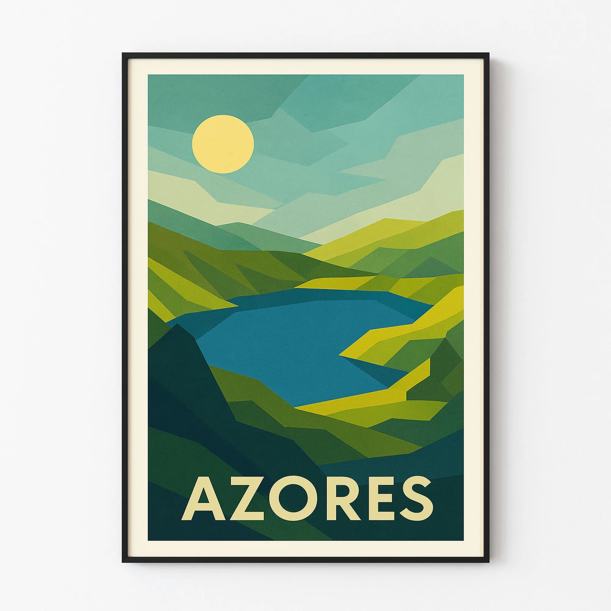 Azores graphic print