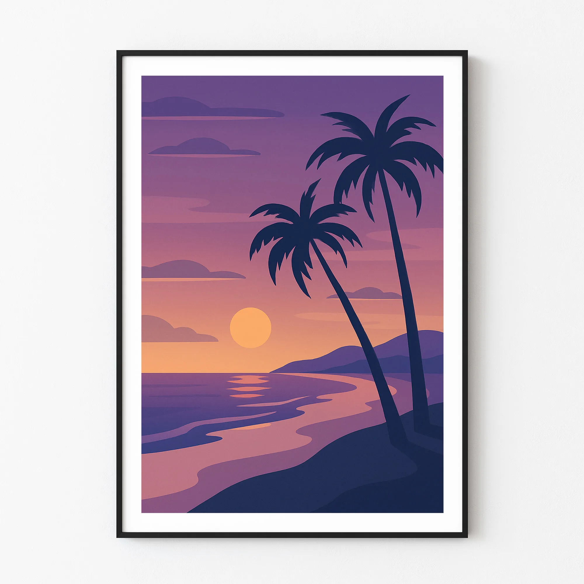 Beach graphic print