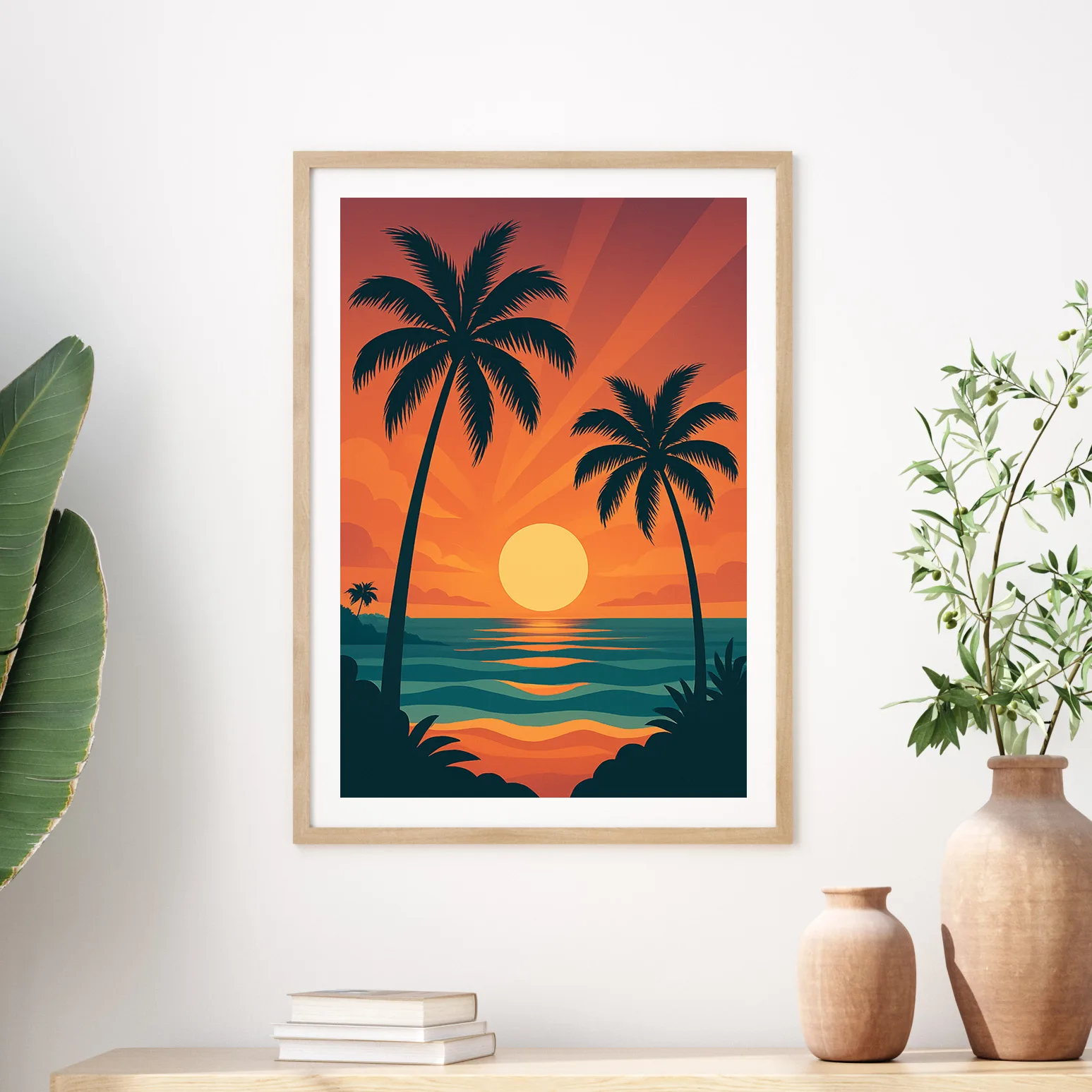 Beach graphic print
