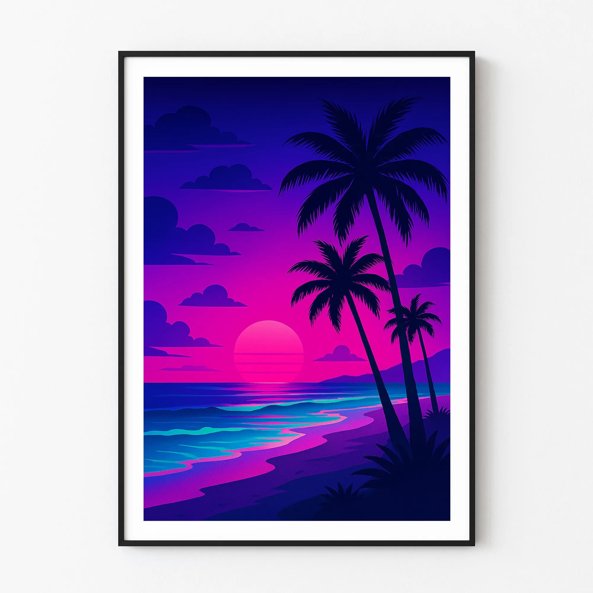 Beach graphic print