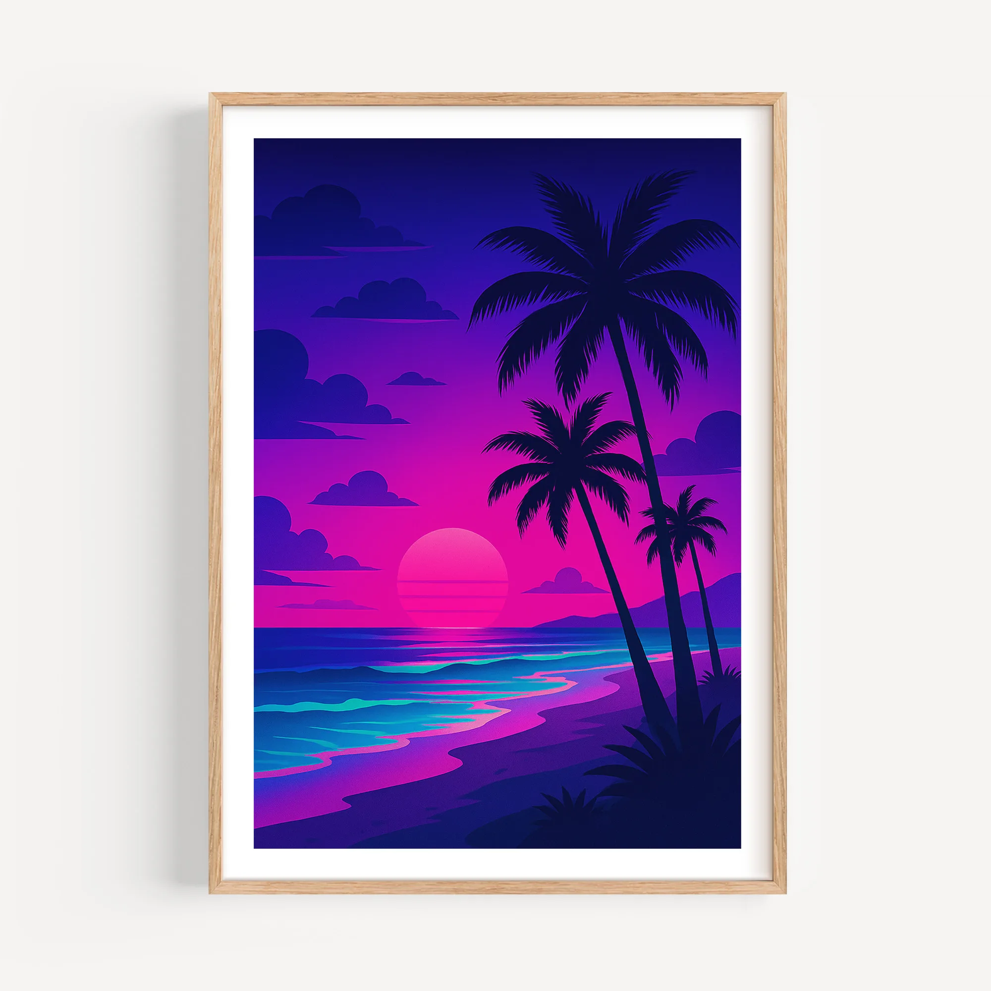 Beach graphic print