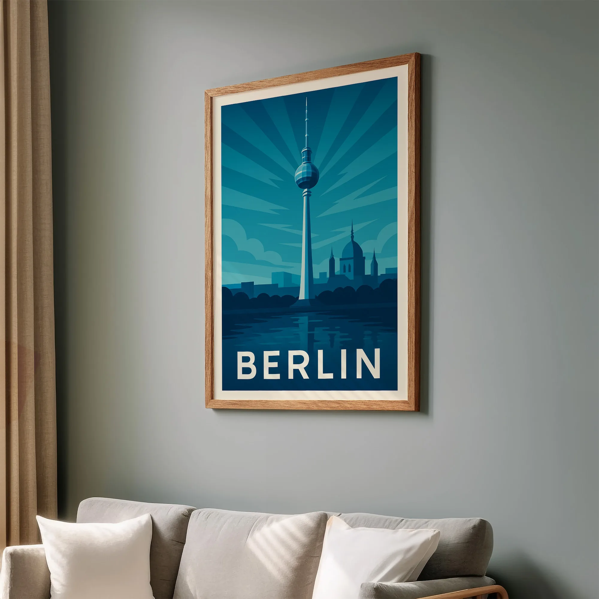 Berlin graphic print
