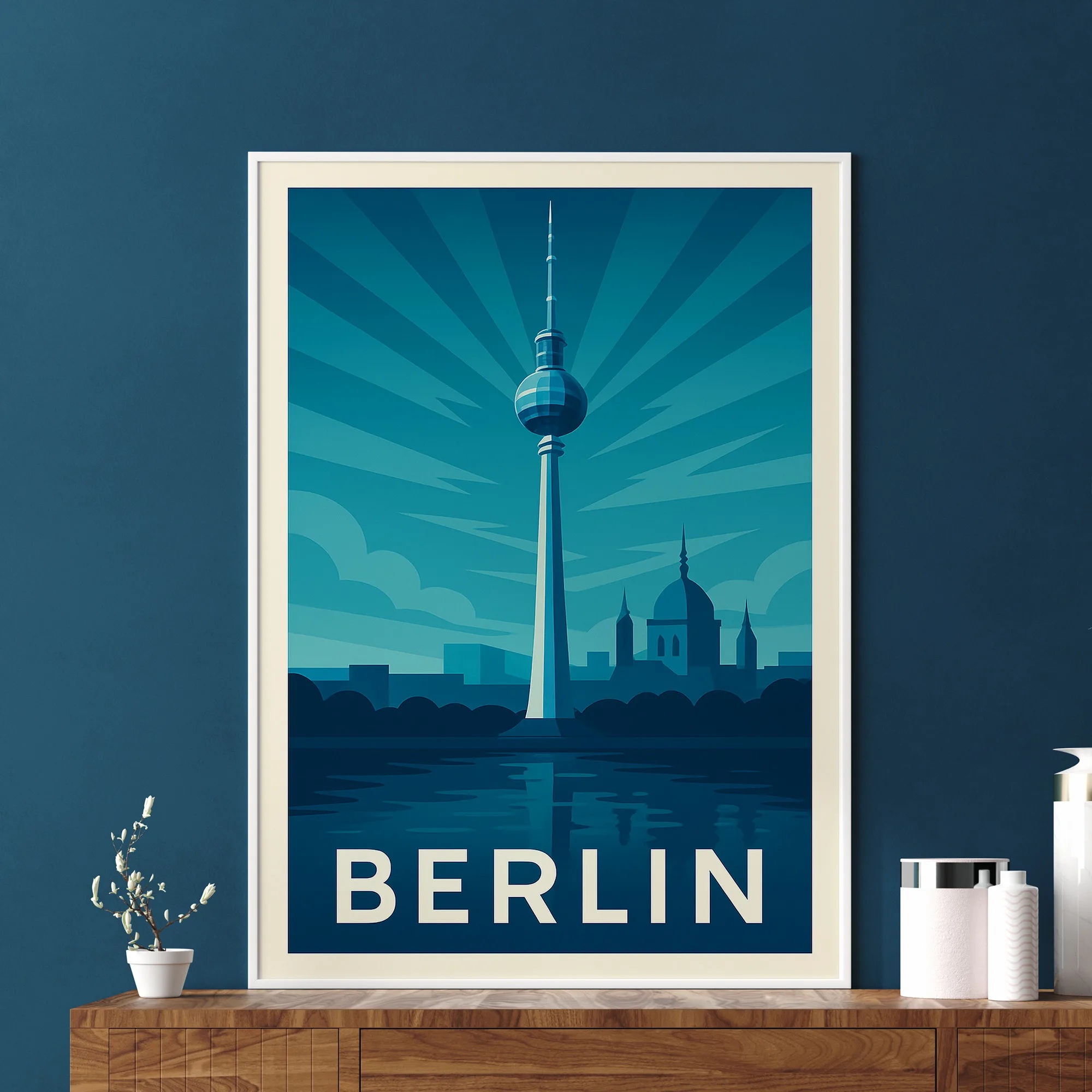 Berlin graphic print
