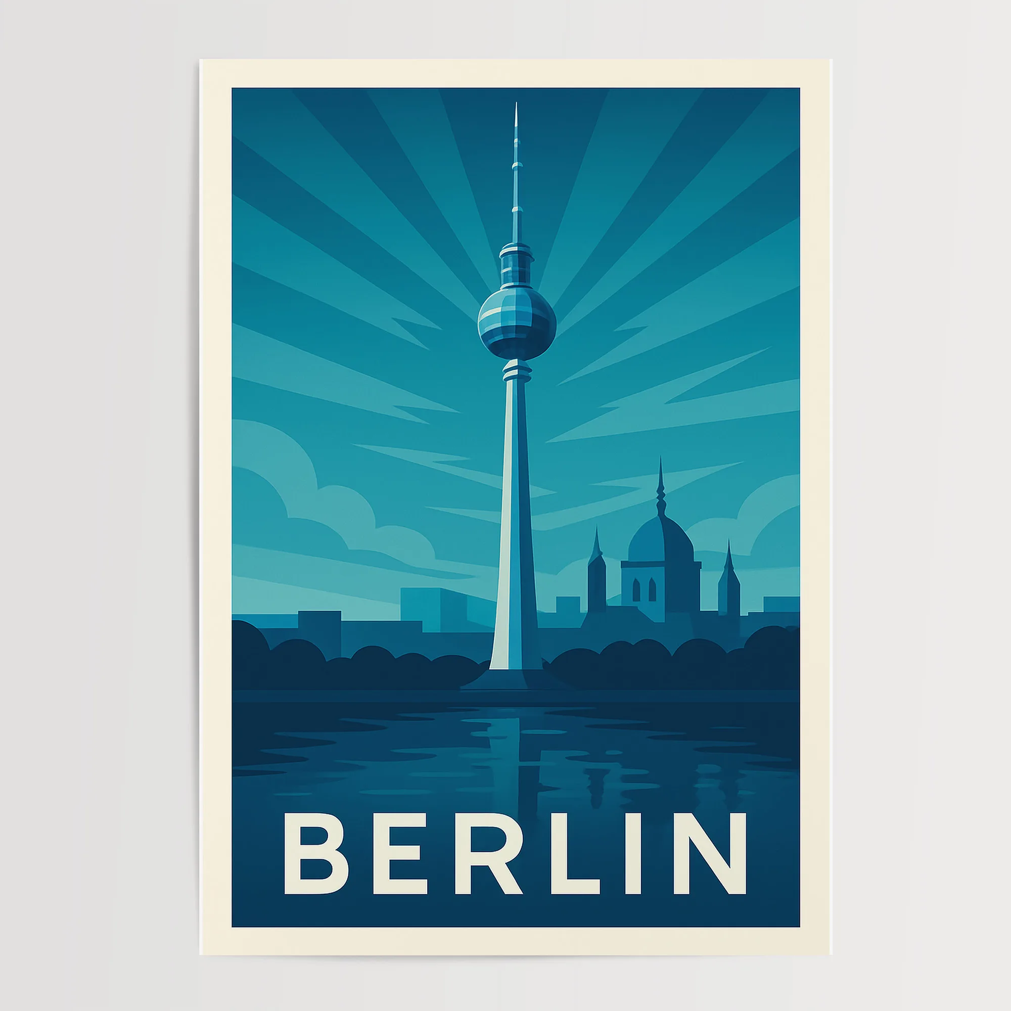 Berlin graphic print