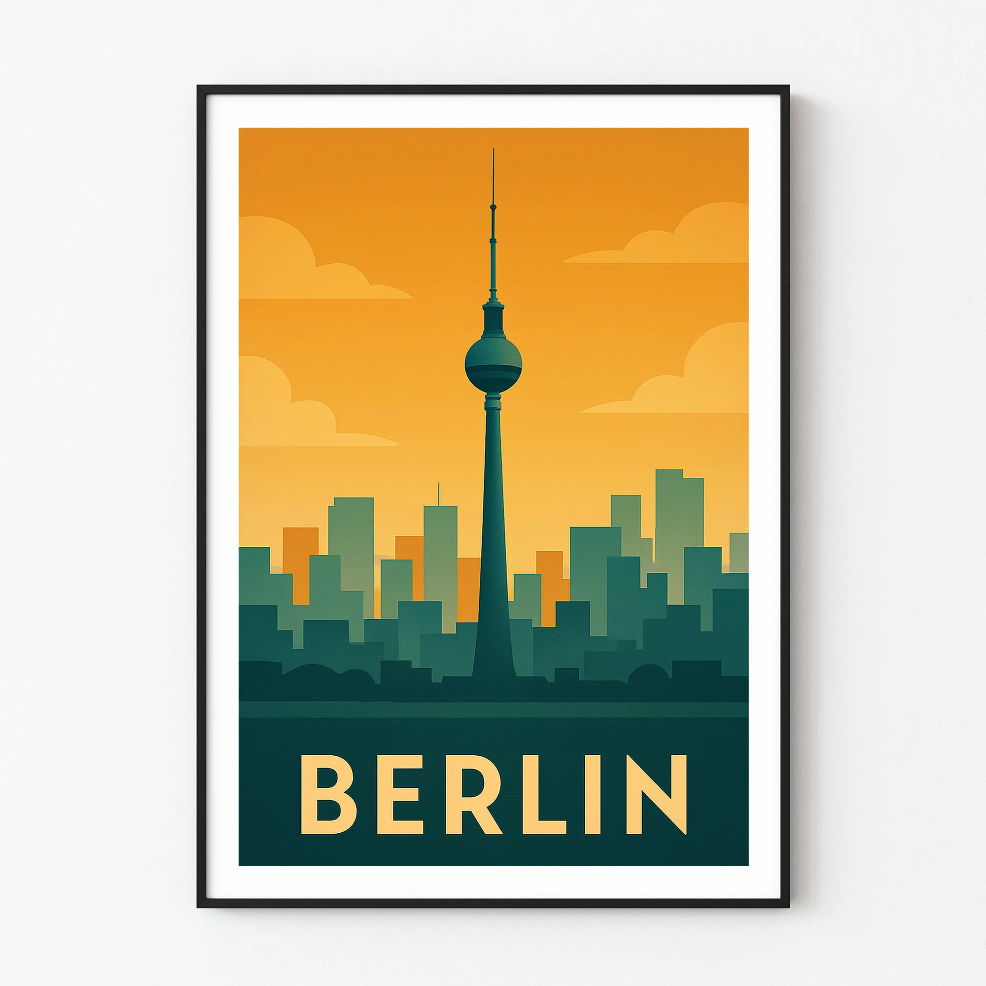 Berlin graphic print