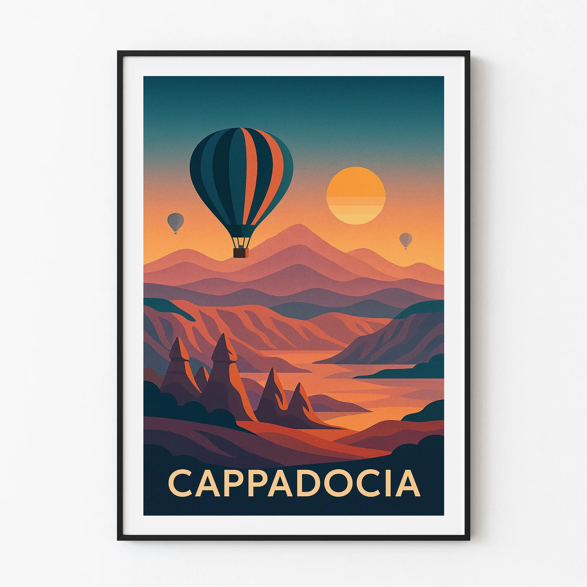 Cappadocia graphic print