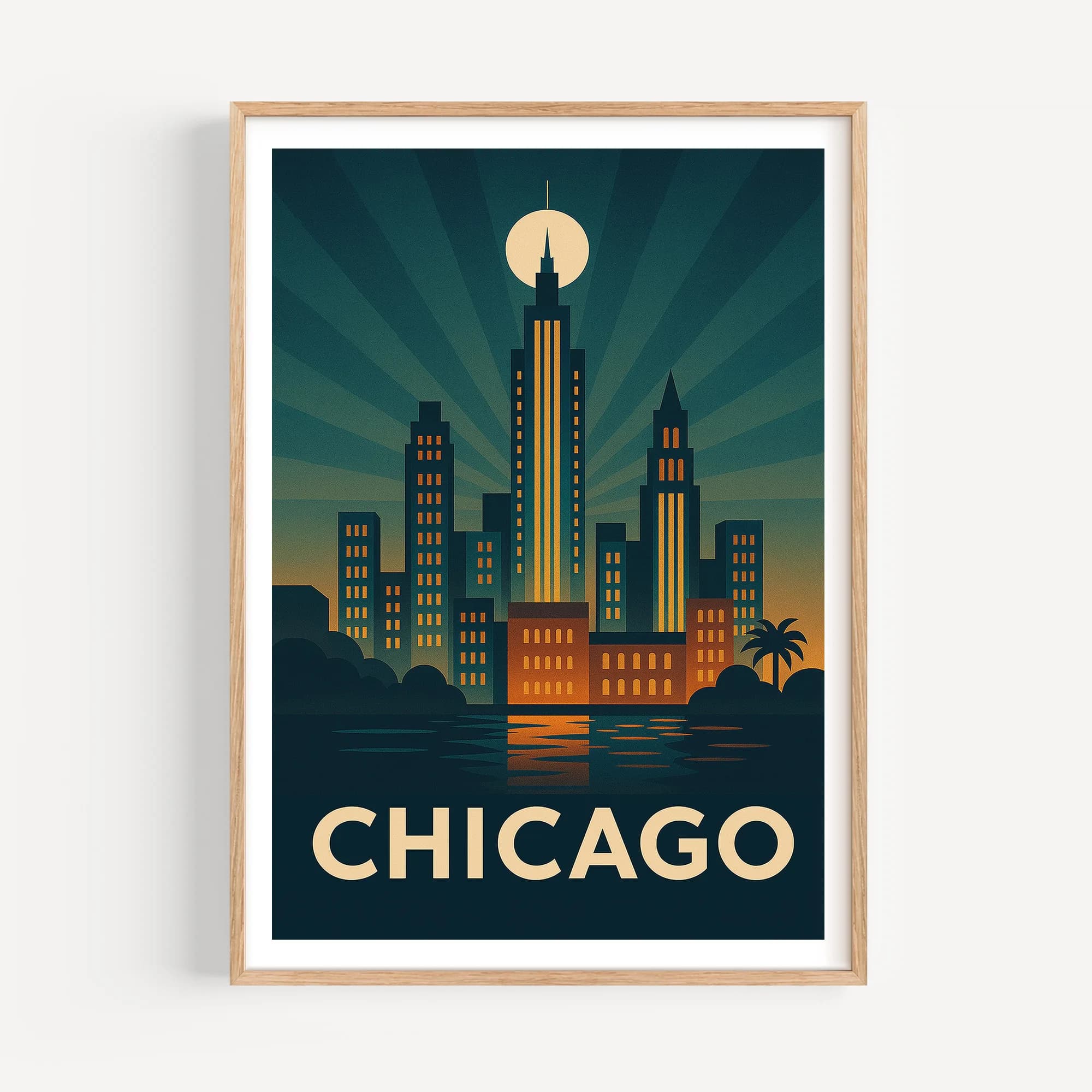 Chicago graphic print