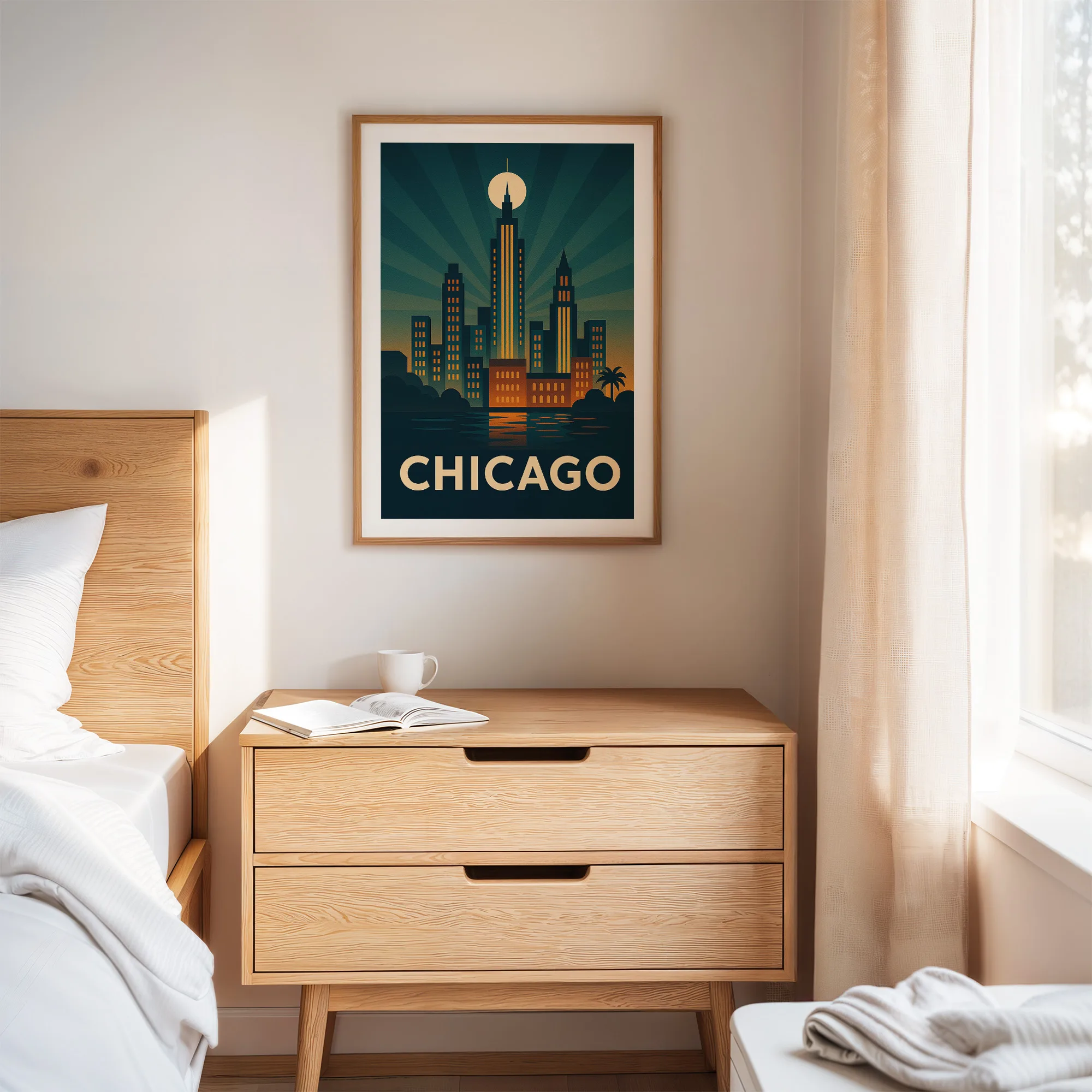 Chicago graphic print