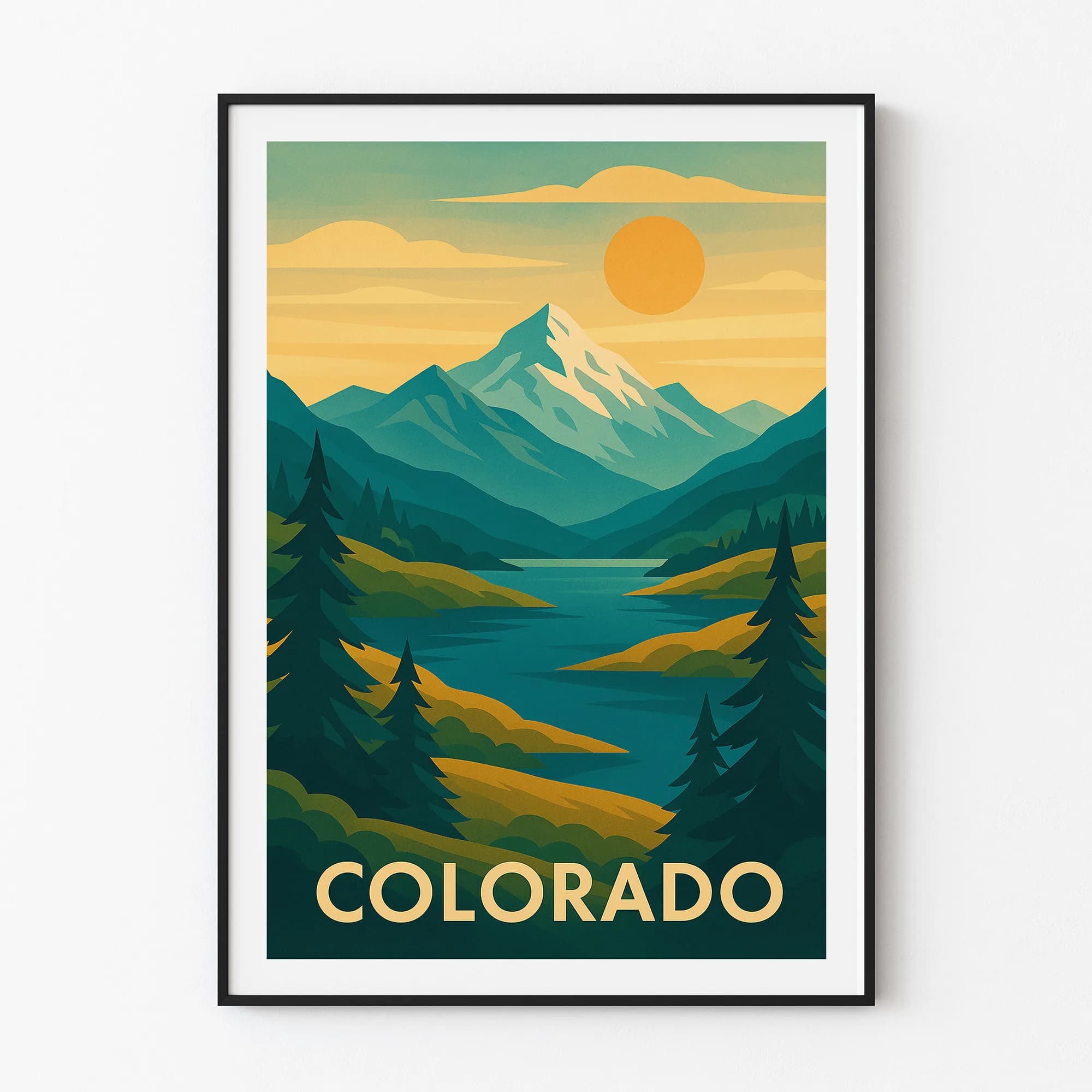 Colorado graphic print
