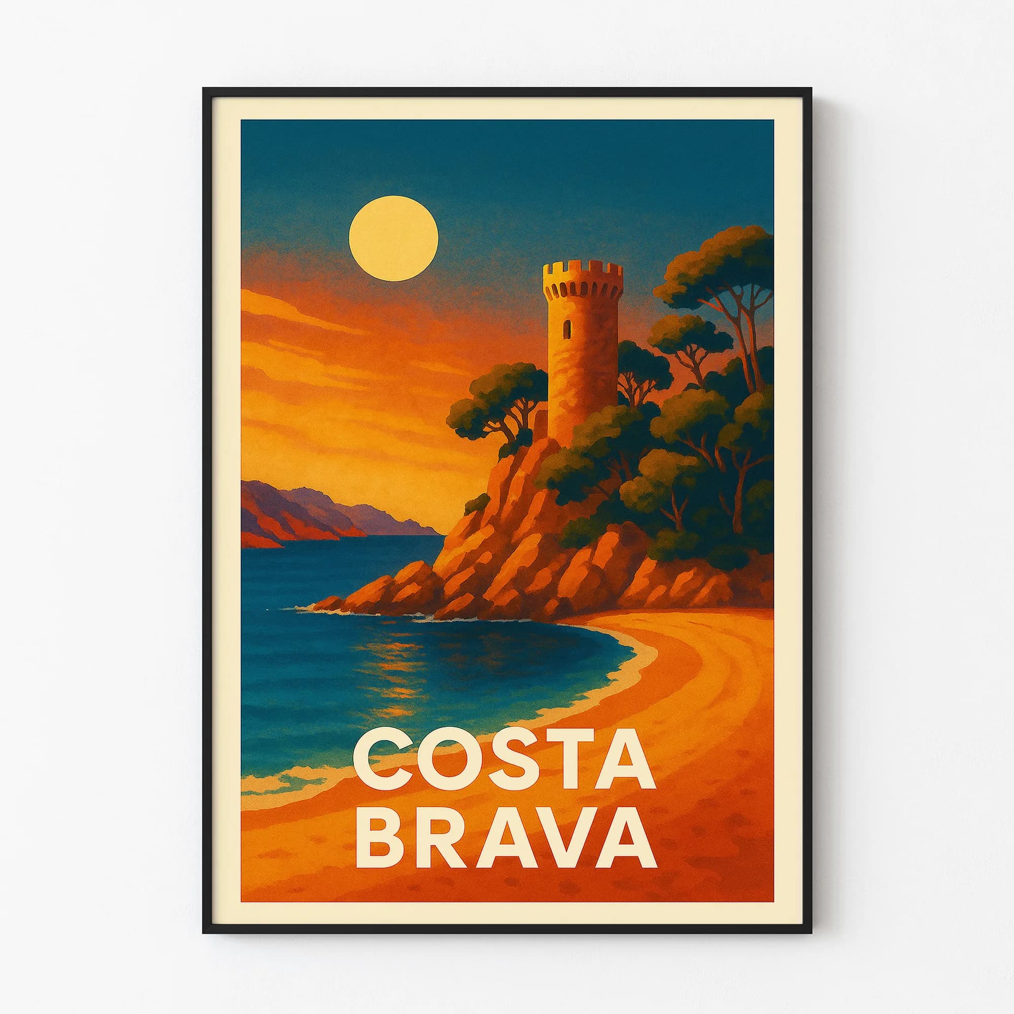 Costa Brava graphic print