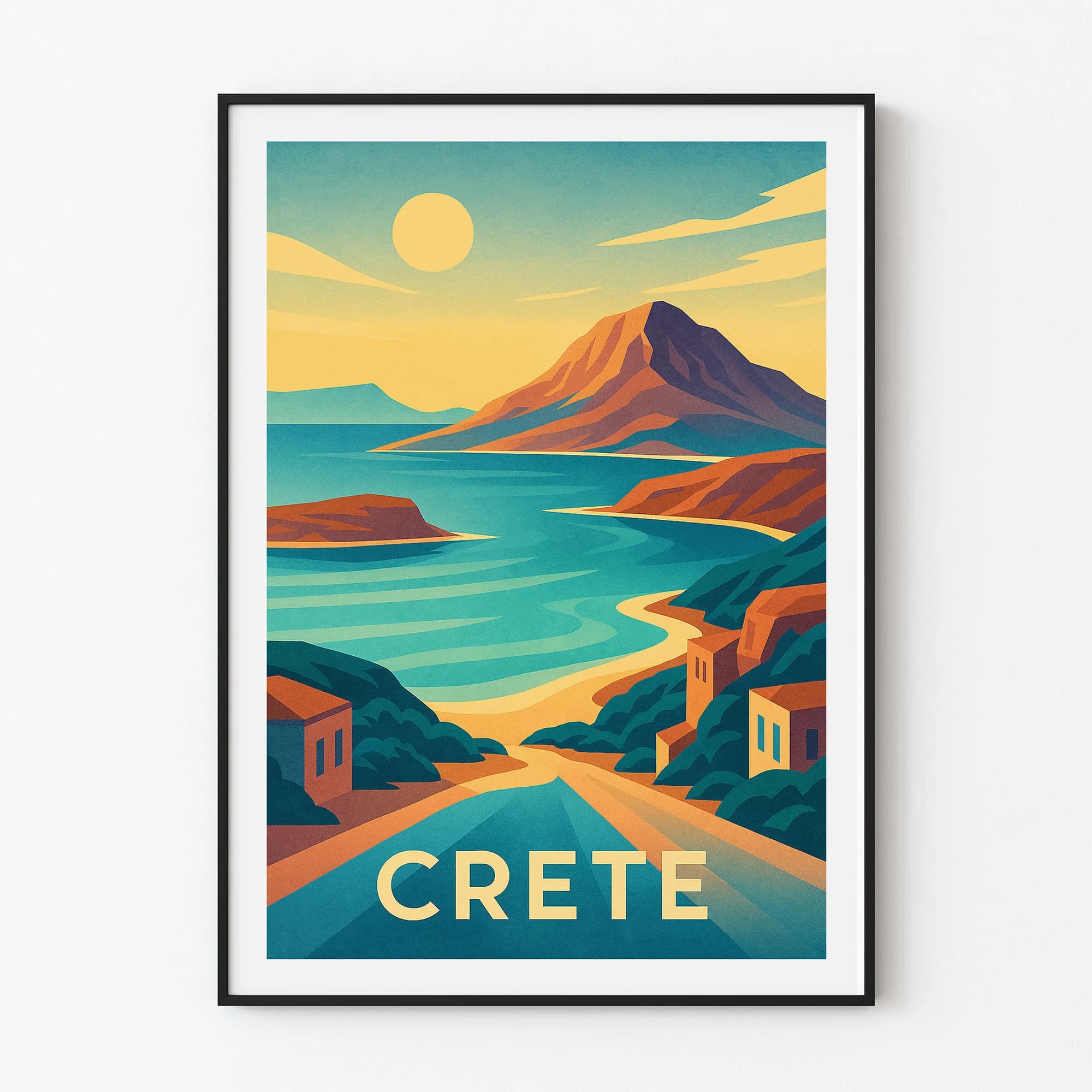 Crete graphic print