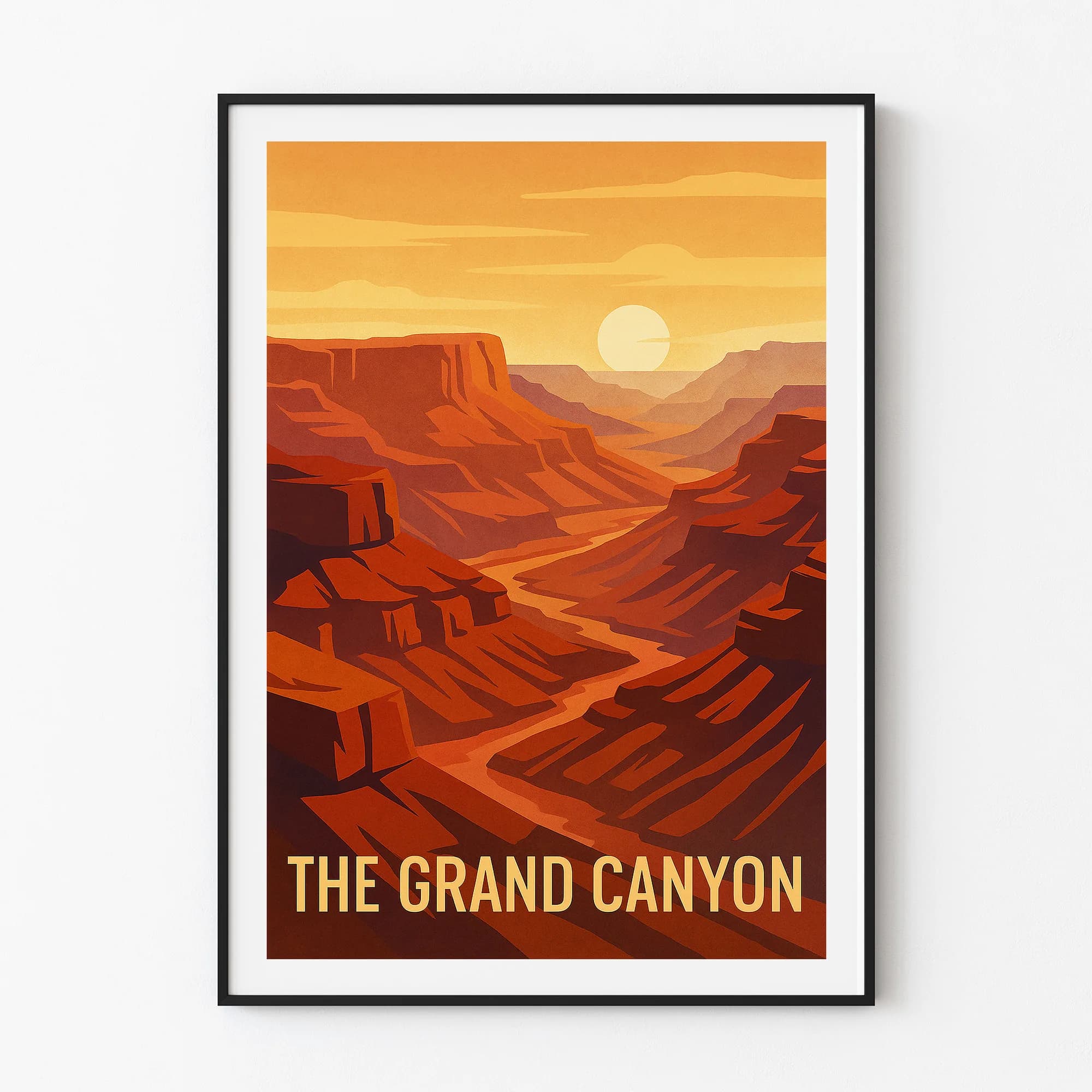 Grand Canyon graphic print
