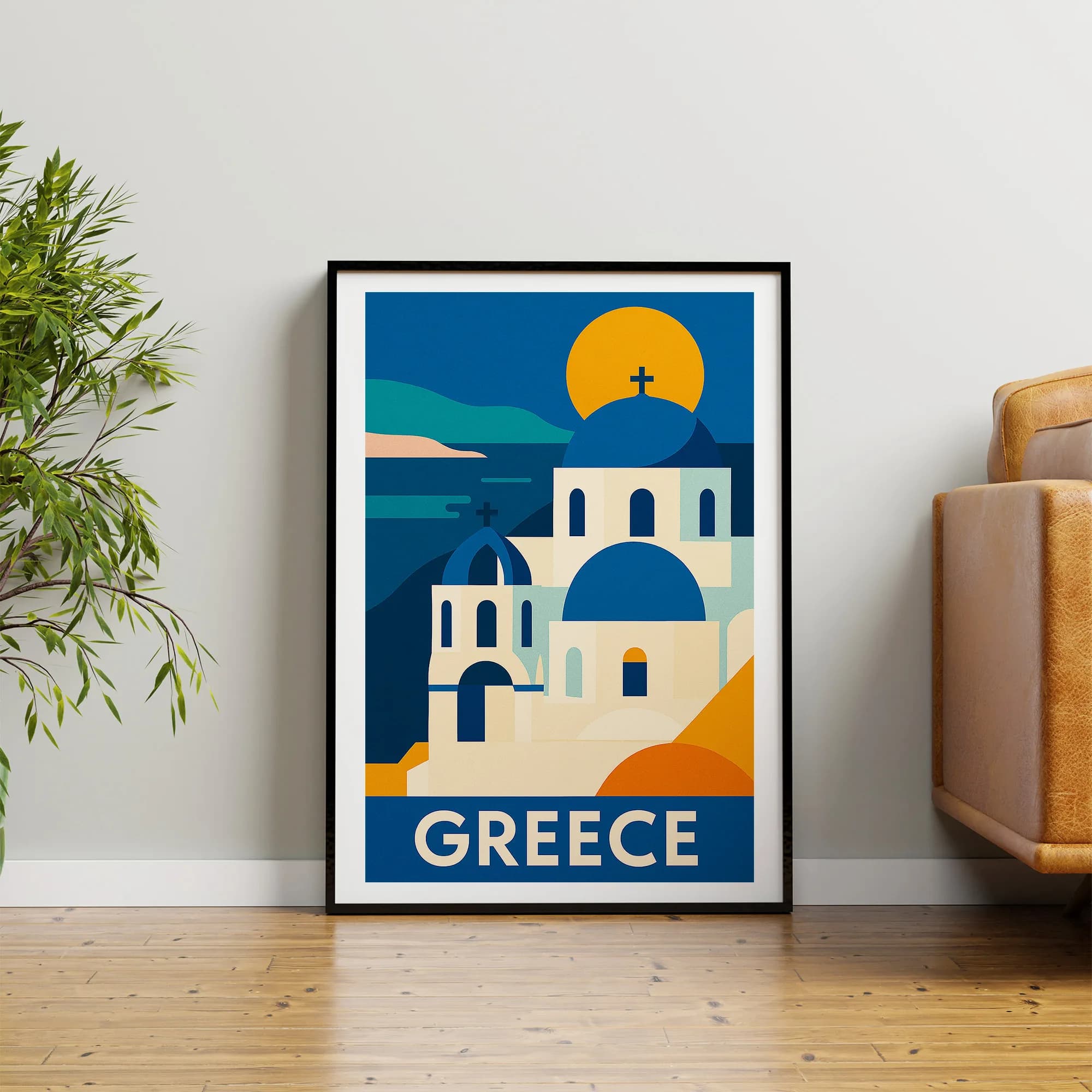 Greece graphic print