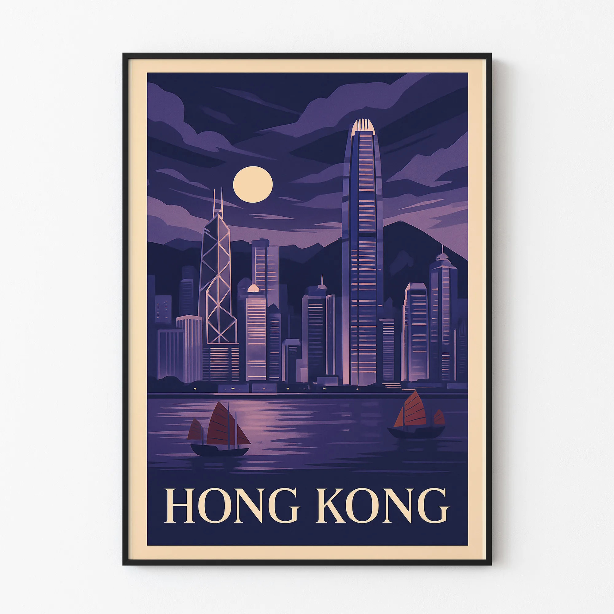 Hong Kong graphic print