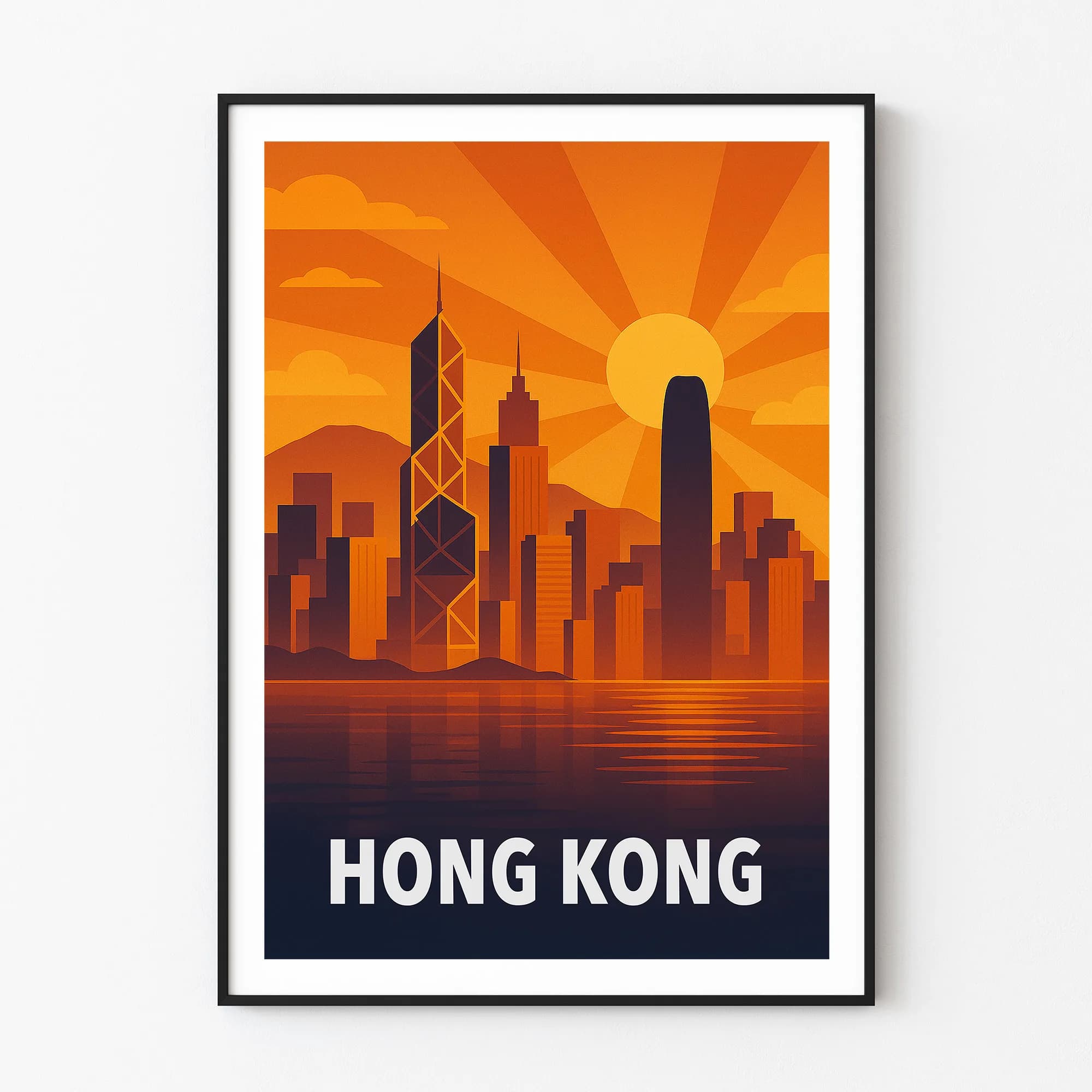 Hong Kong graphic print