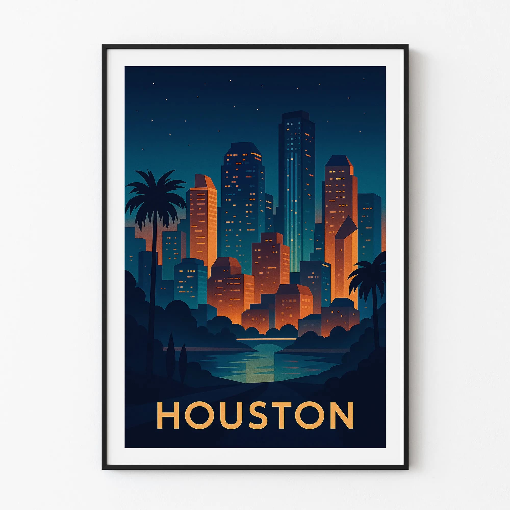 Houston graphic print