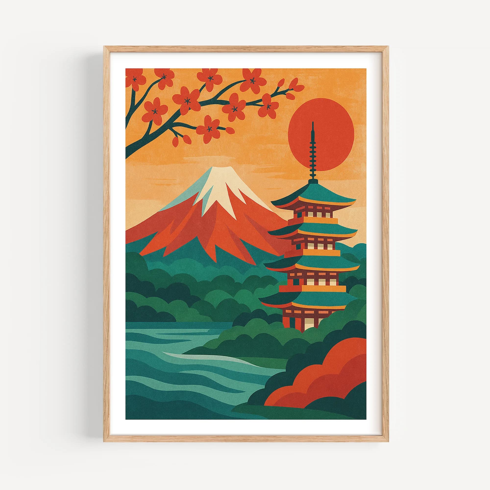 Japan graphic print