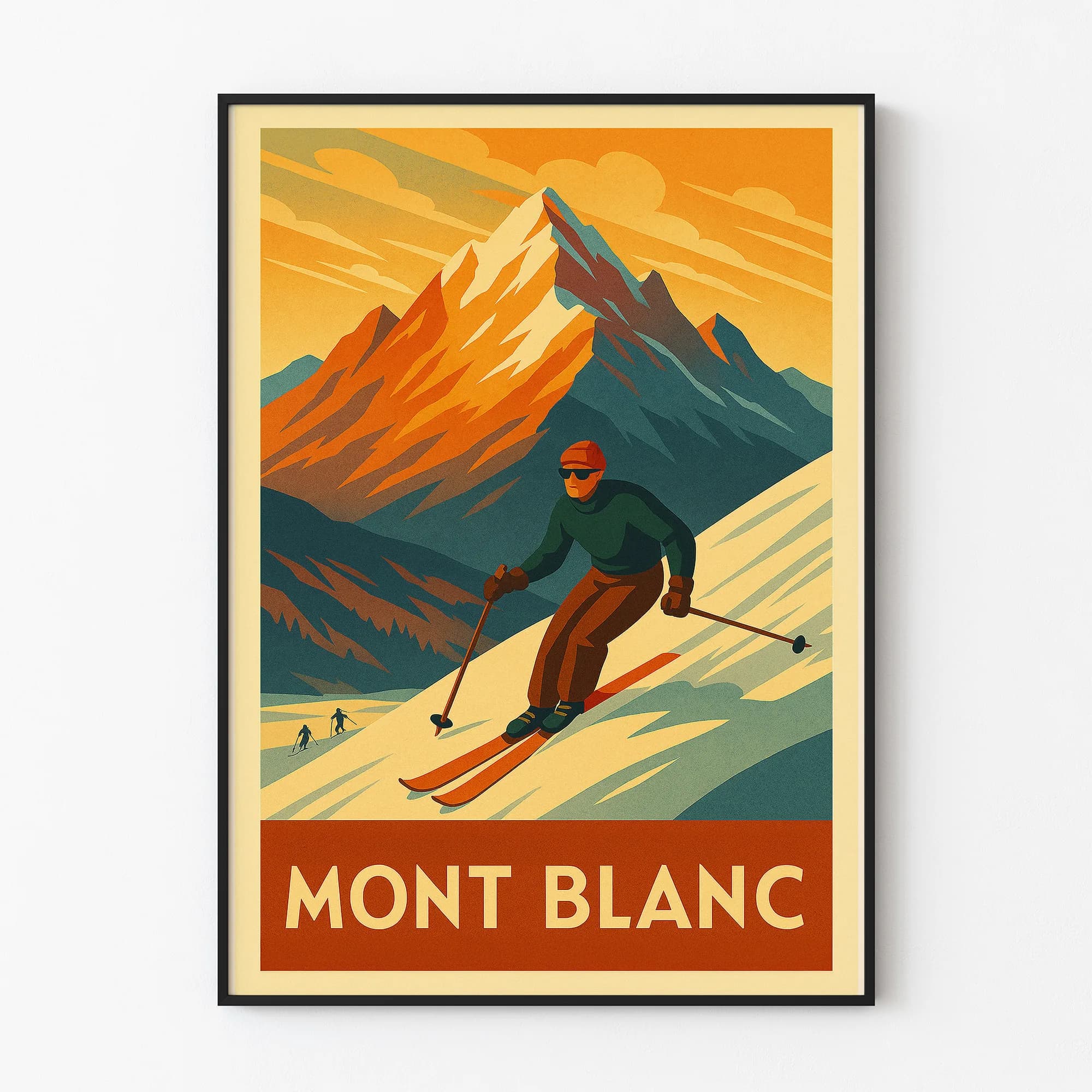 Mont Blanc graphic print