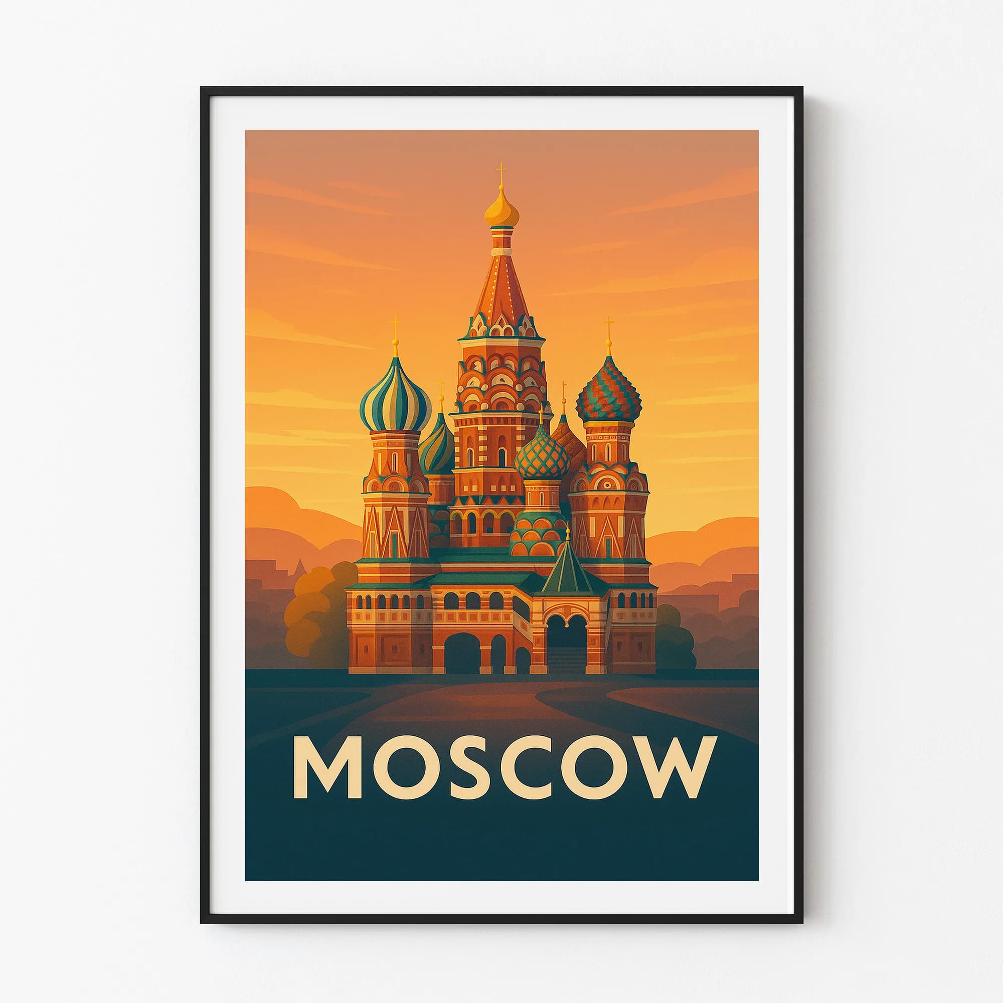 Moscow graphic print
