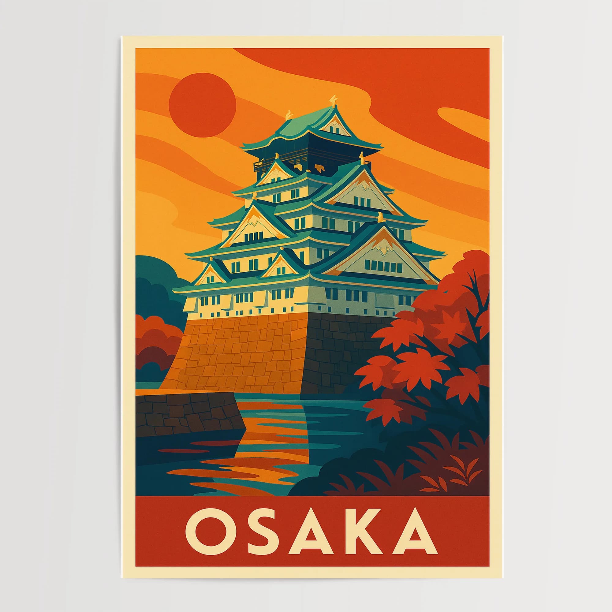 Osaka graphic print
