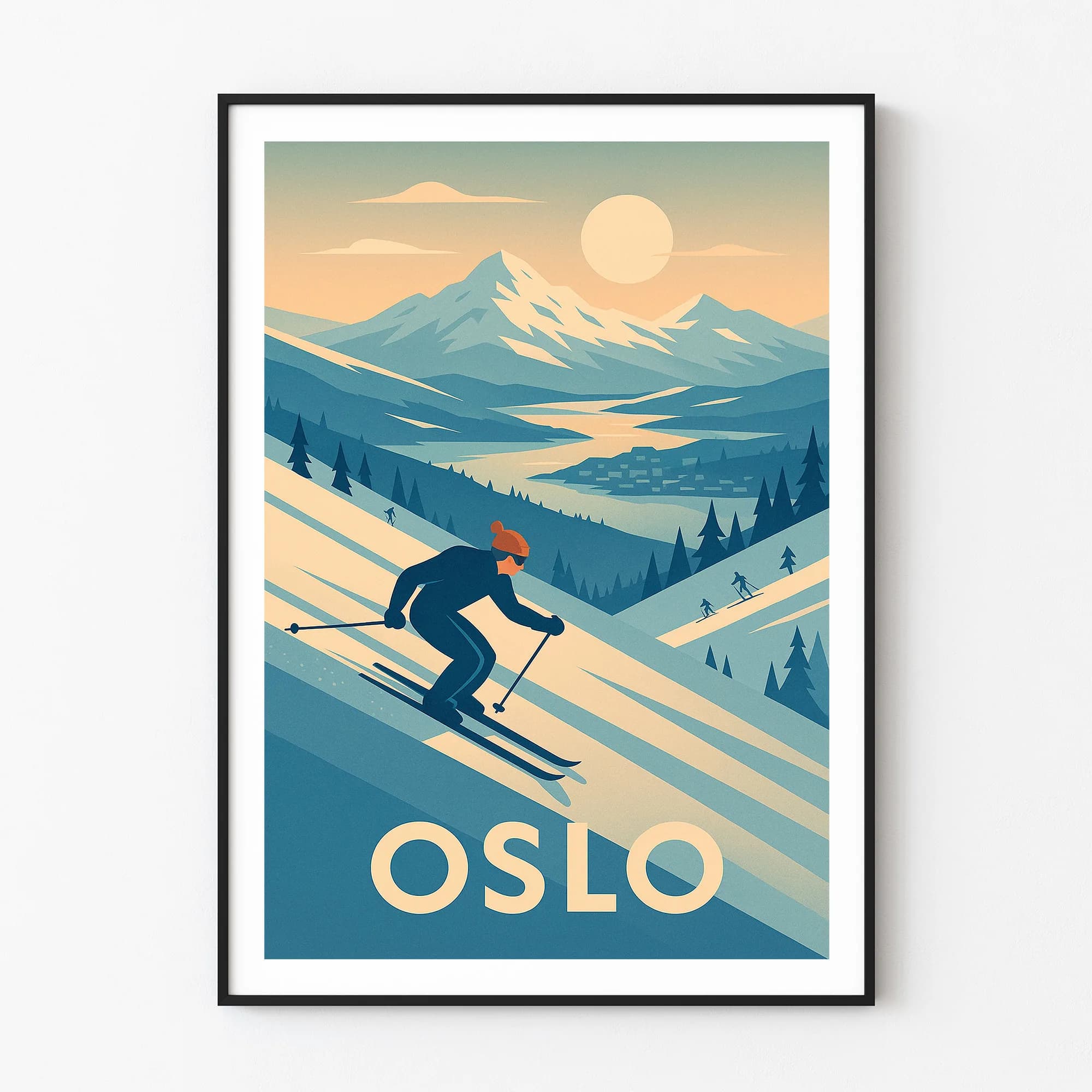 Oslo graphic print