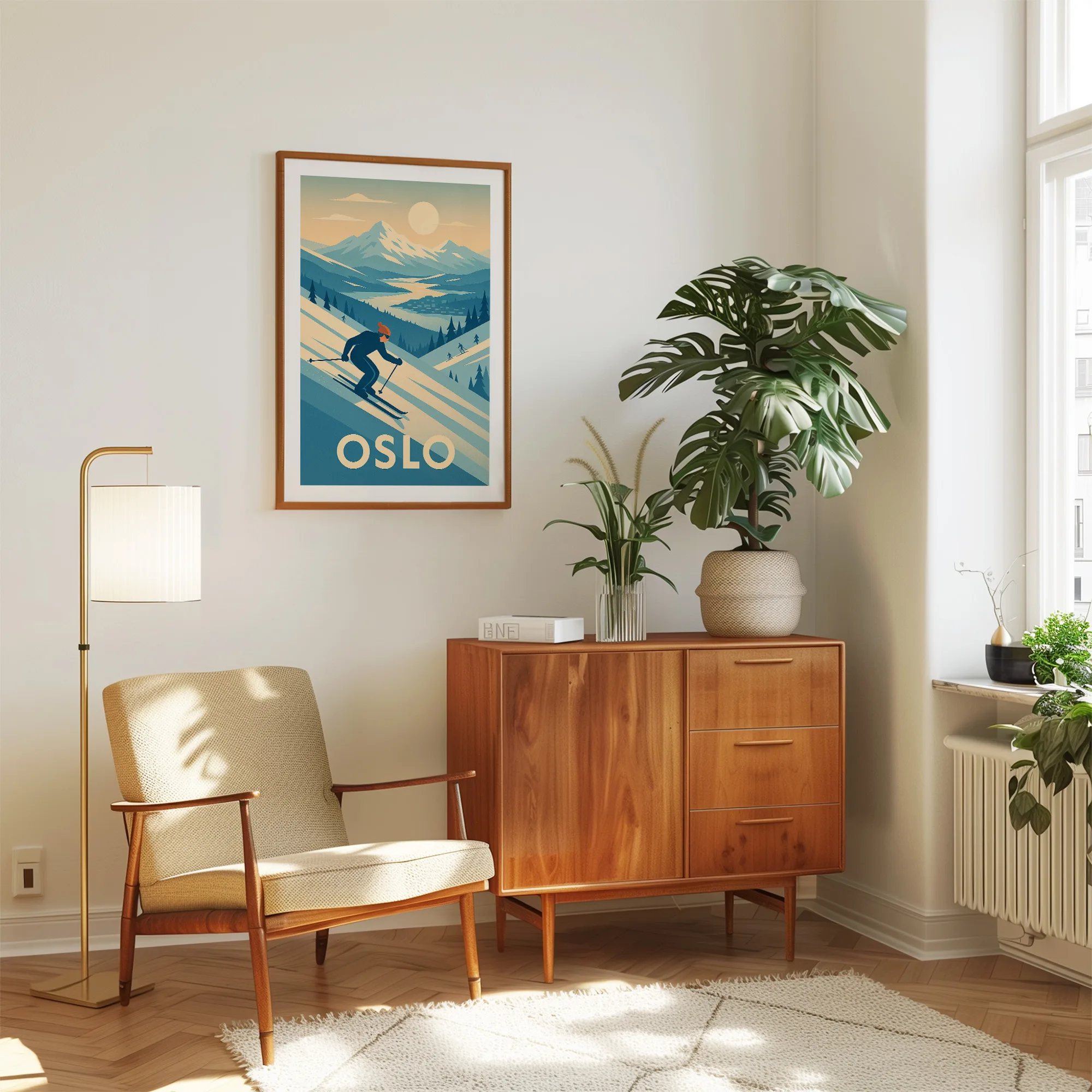 Oslo graphic print