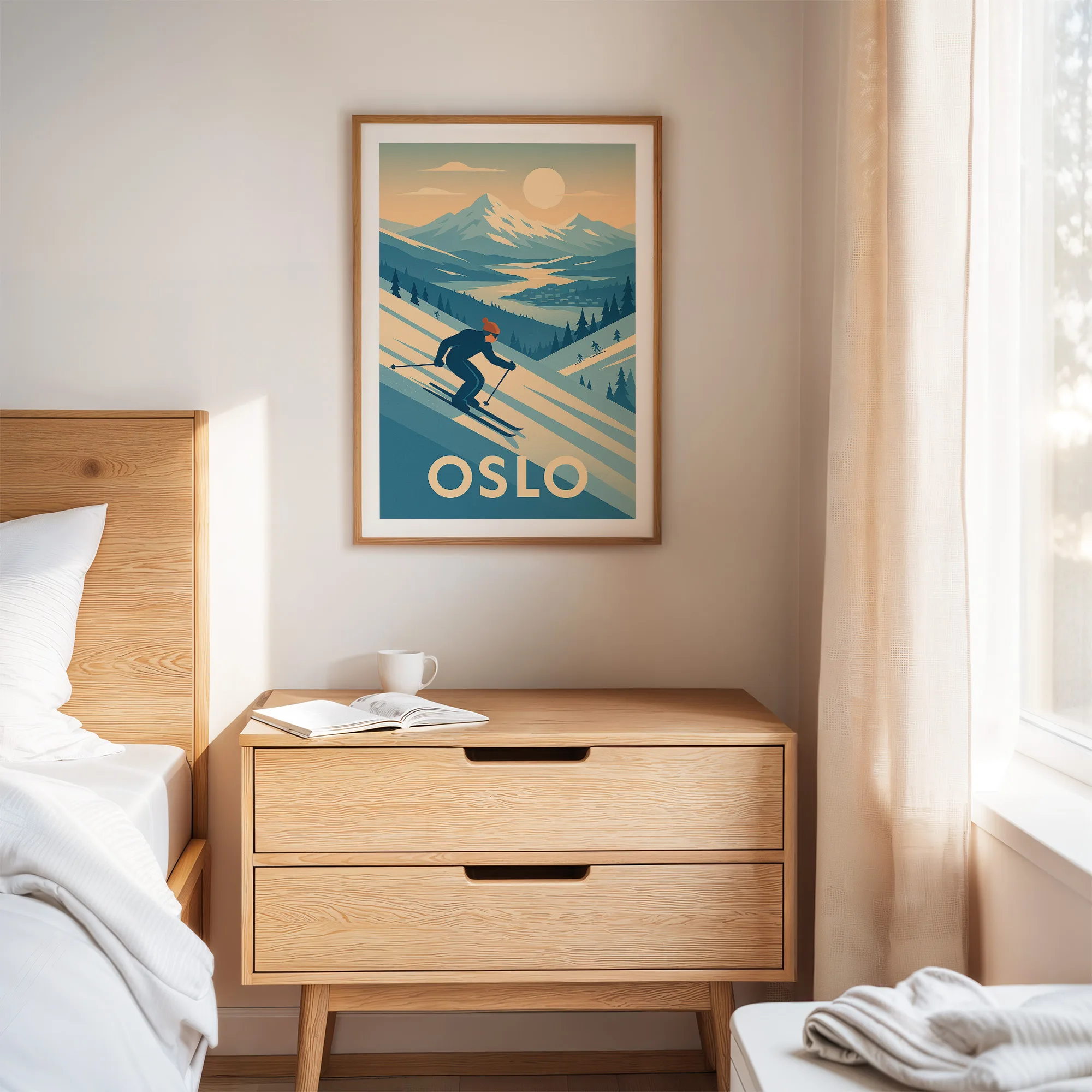 Oslo graphic print