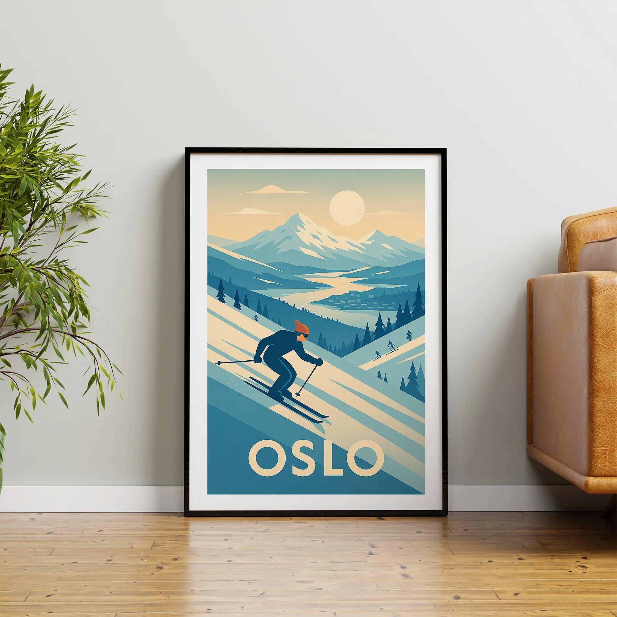 Oslo graphic print